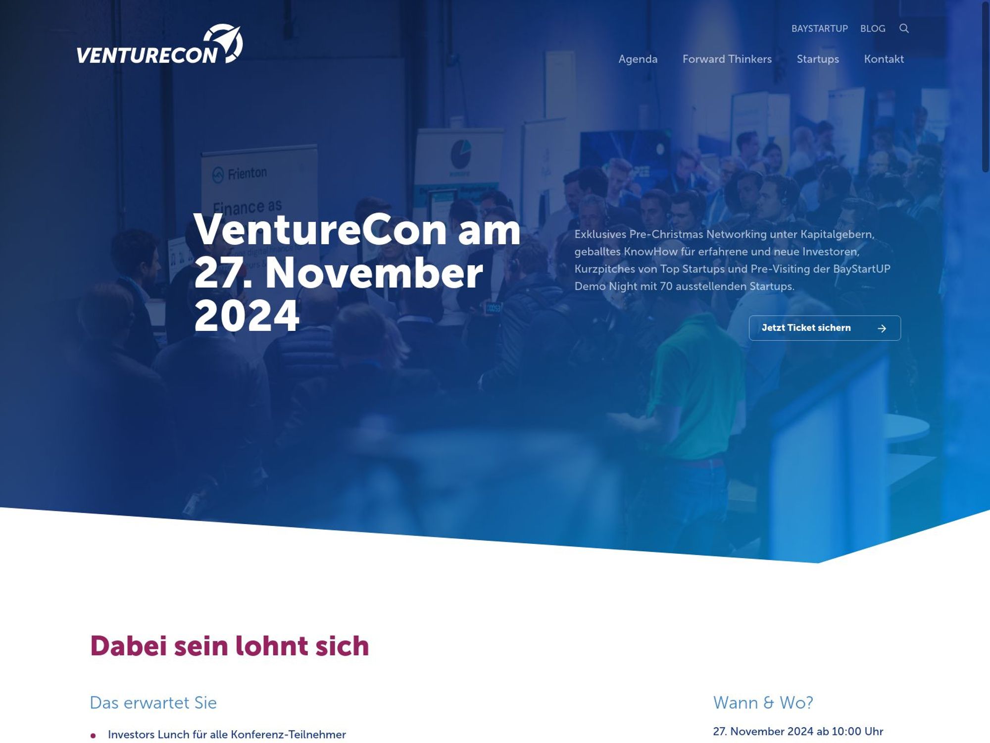 VentureCon 2024 screenshot