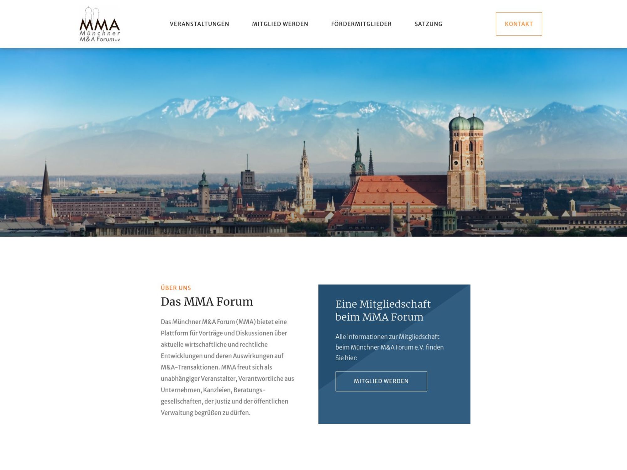 29. Münchner M&A Forum - MMA Forum screenshot