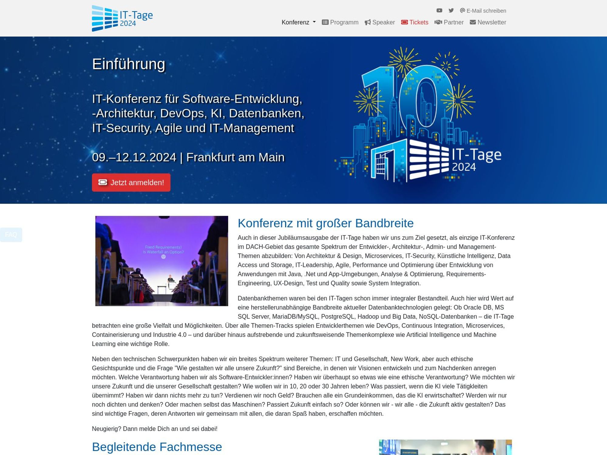 IT-Tage 2024 screenshot