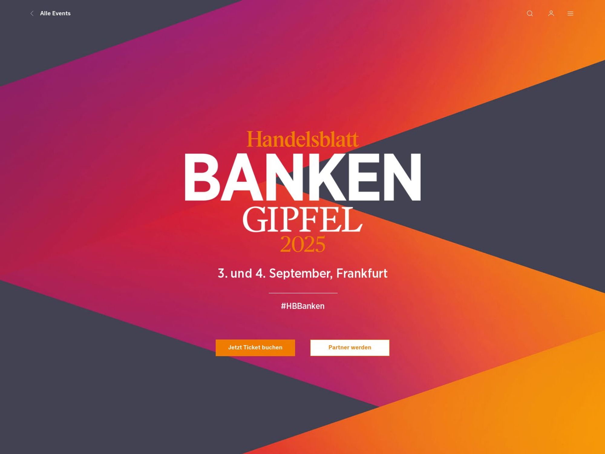 Handelsblatt Banken Gipfel 2025 screenshot