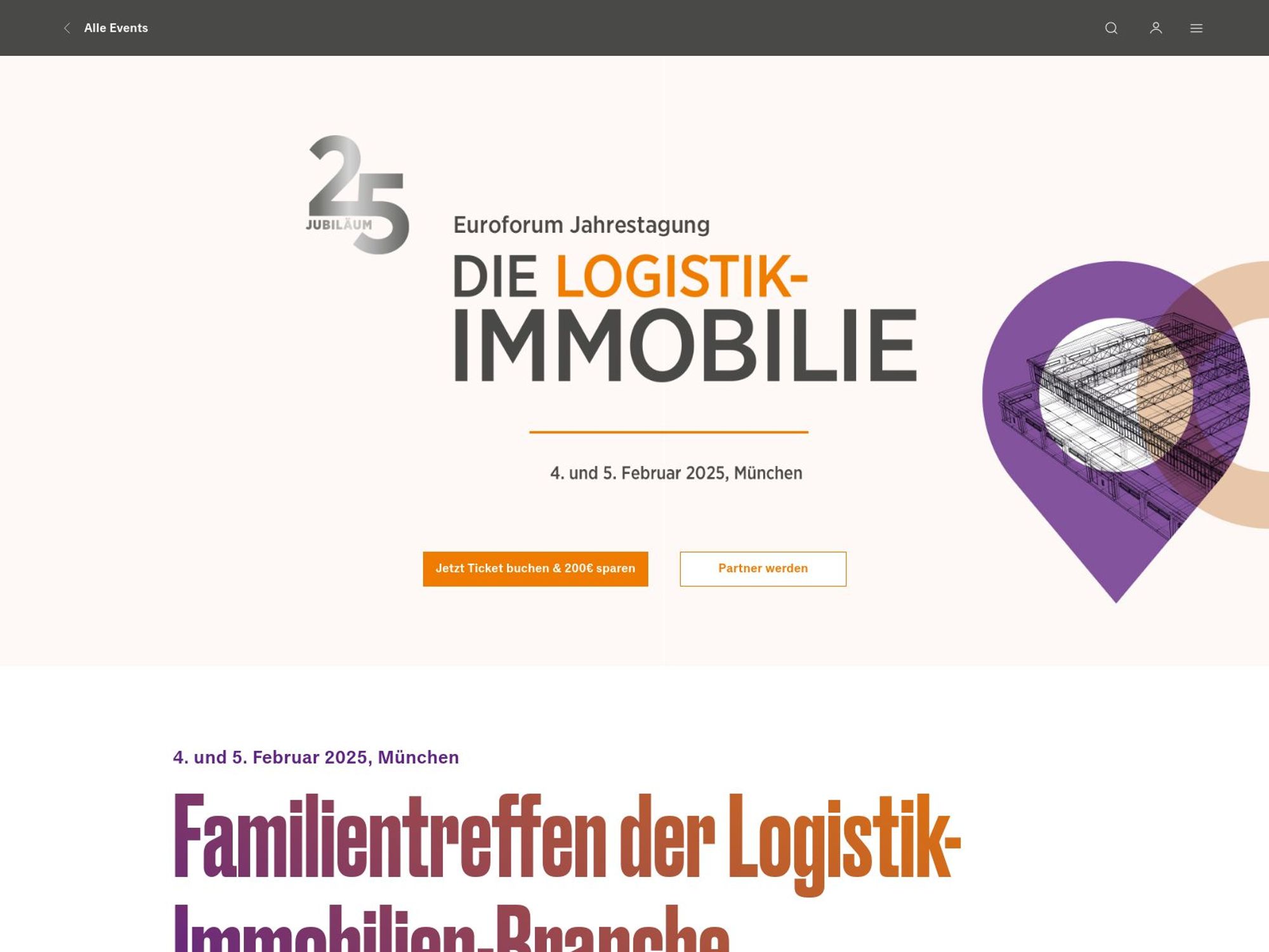 Euroforum Die Logistik Immobilie screenshot