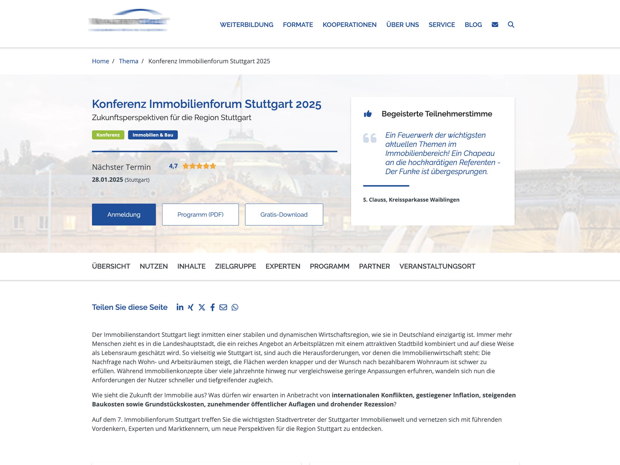 7. Immobilienforum Stuttgart screenshot