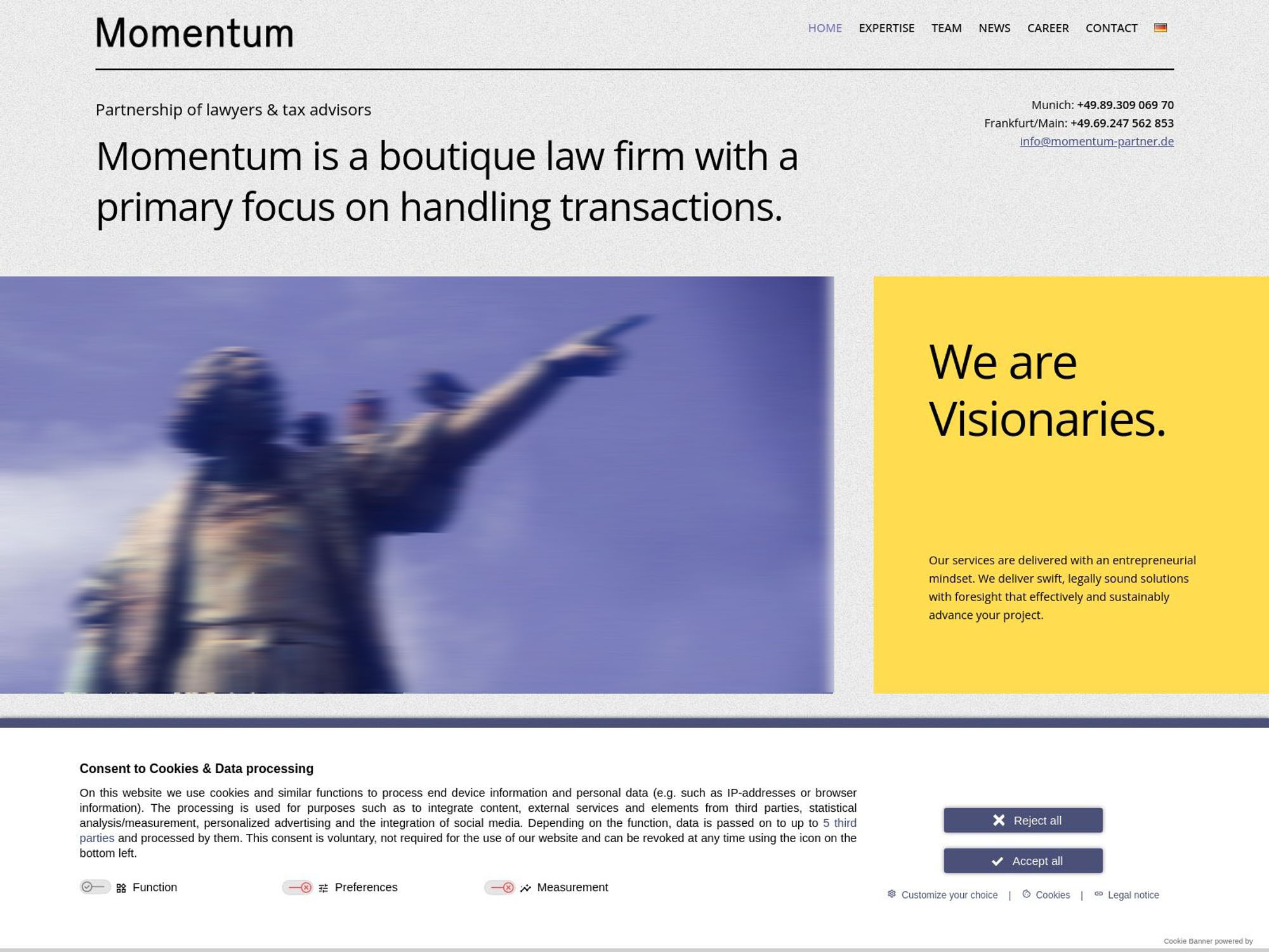 Momentum ACADEMY / START-UP Edition screenshot