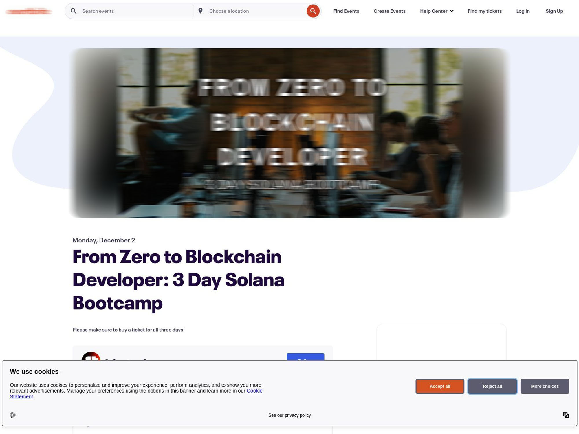 From Zero to Blockchain Developer: 3 Day Solana Bootcamp screenshot