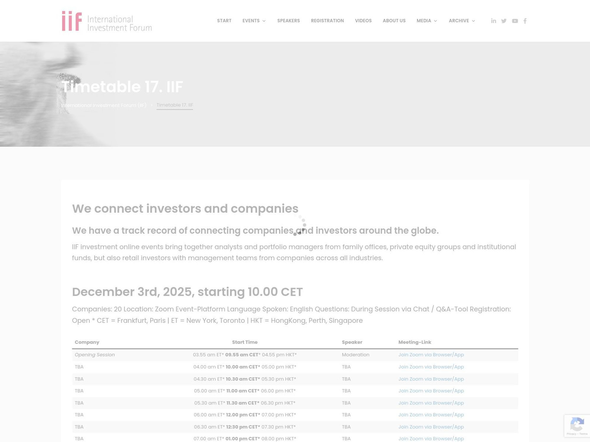 17. IIF - International Investment Forum screenshot