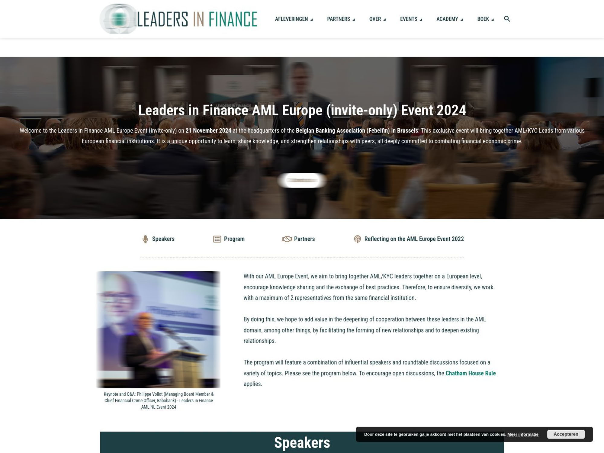 Leaders in Finance AML Europe screenshot