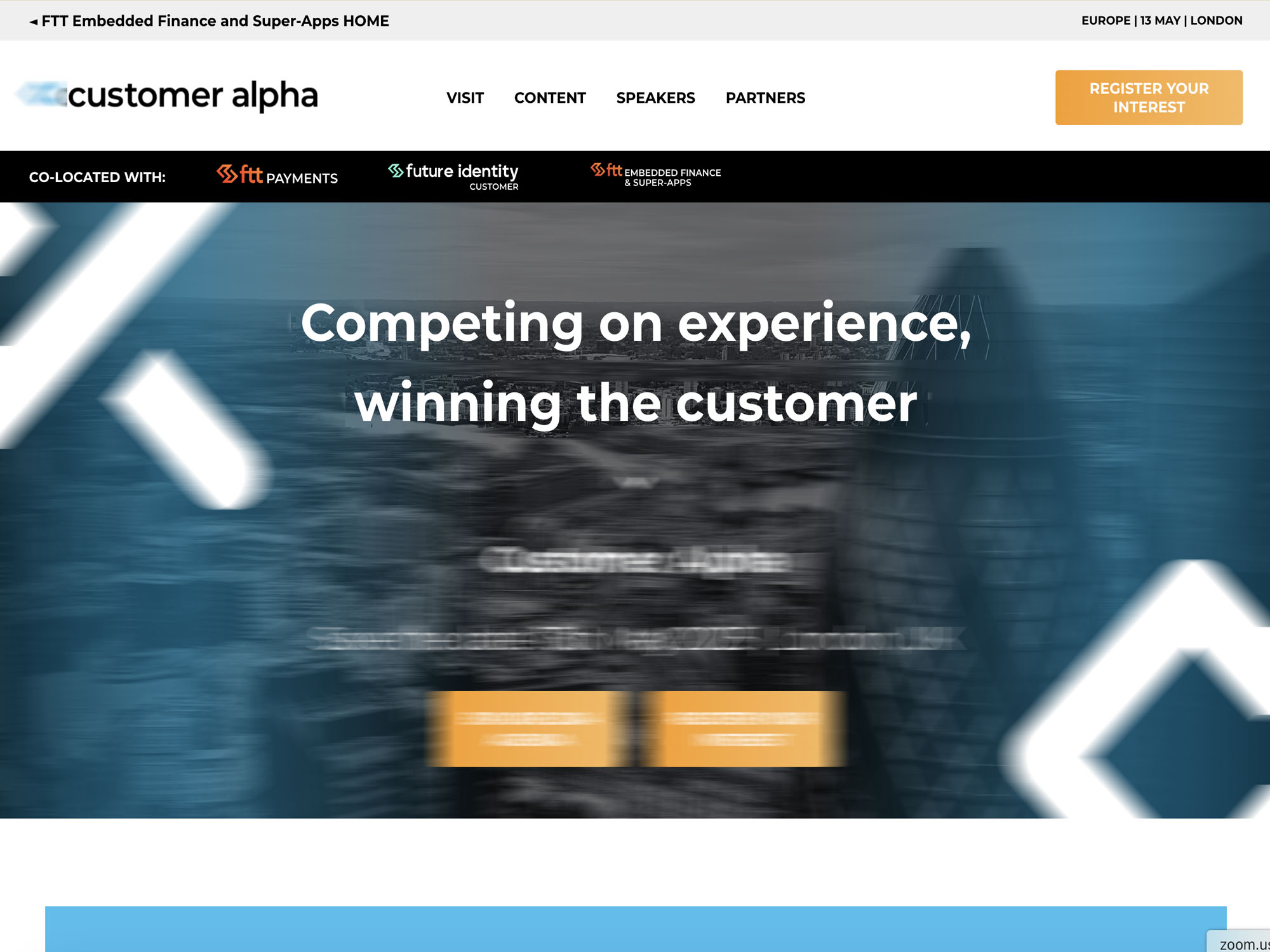 Customer Alpha Europe 2025 screenshot