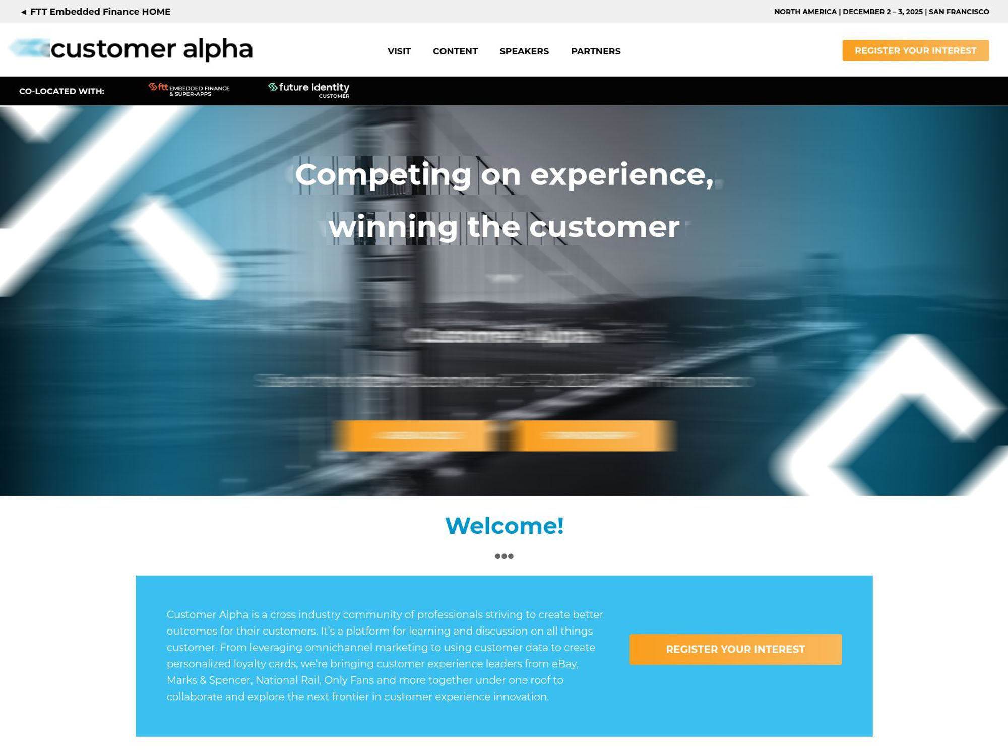 Customer Alpha North America West Coast 2025 screenshot