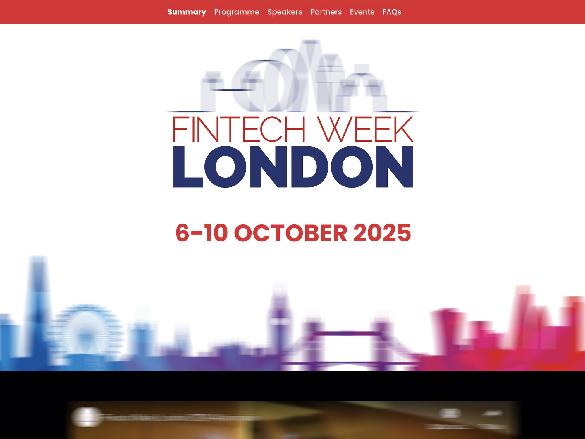 Fintech Week London 2025 screenshot