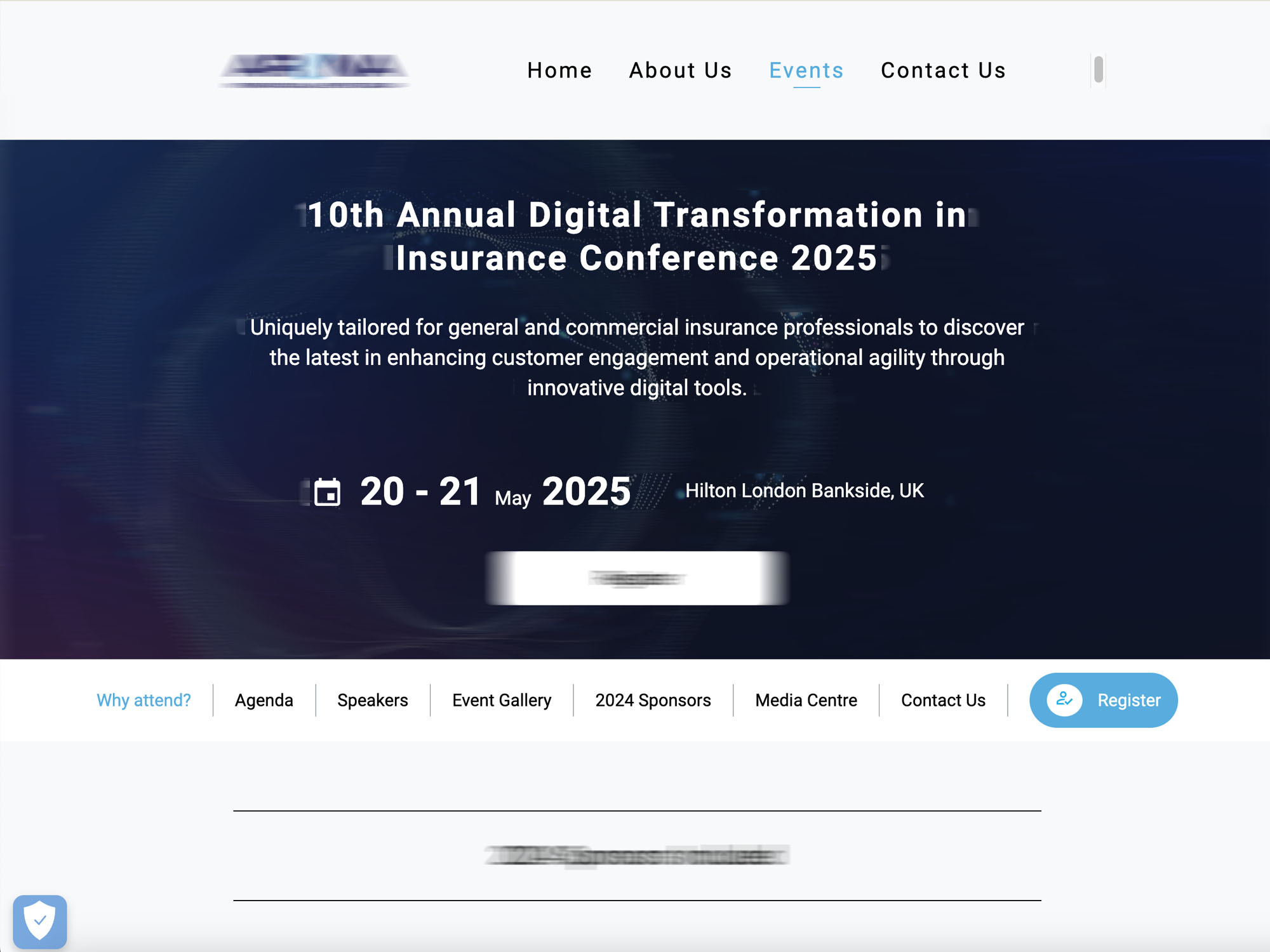10th Annual Digital Transformation in Insurance Conference 2025 screenshot