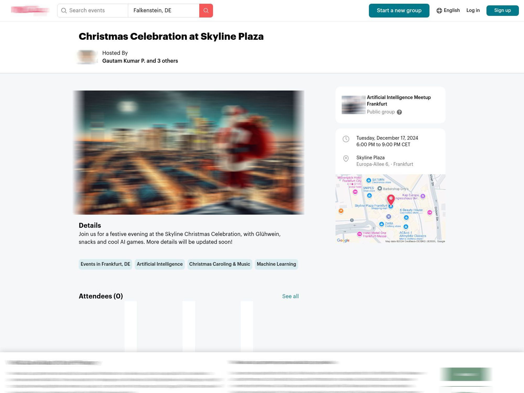 AI Meetup Frankfurt: Christmas Celebration screenshot