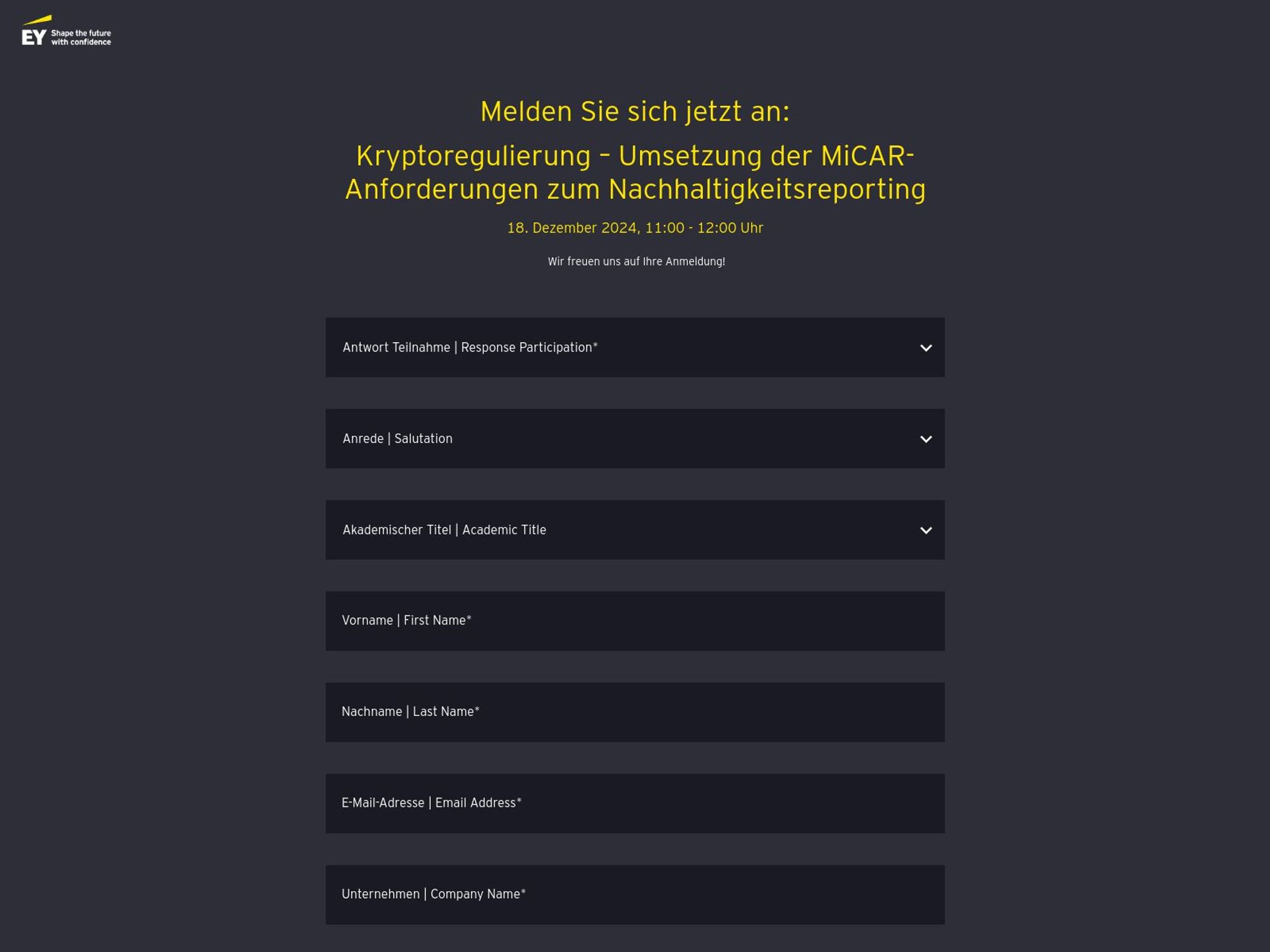 Kryptoregulierung – Umsetzung der MiCAR-Anforderungen zum Nachhaltigkeitsreporting screenshot