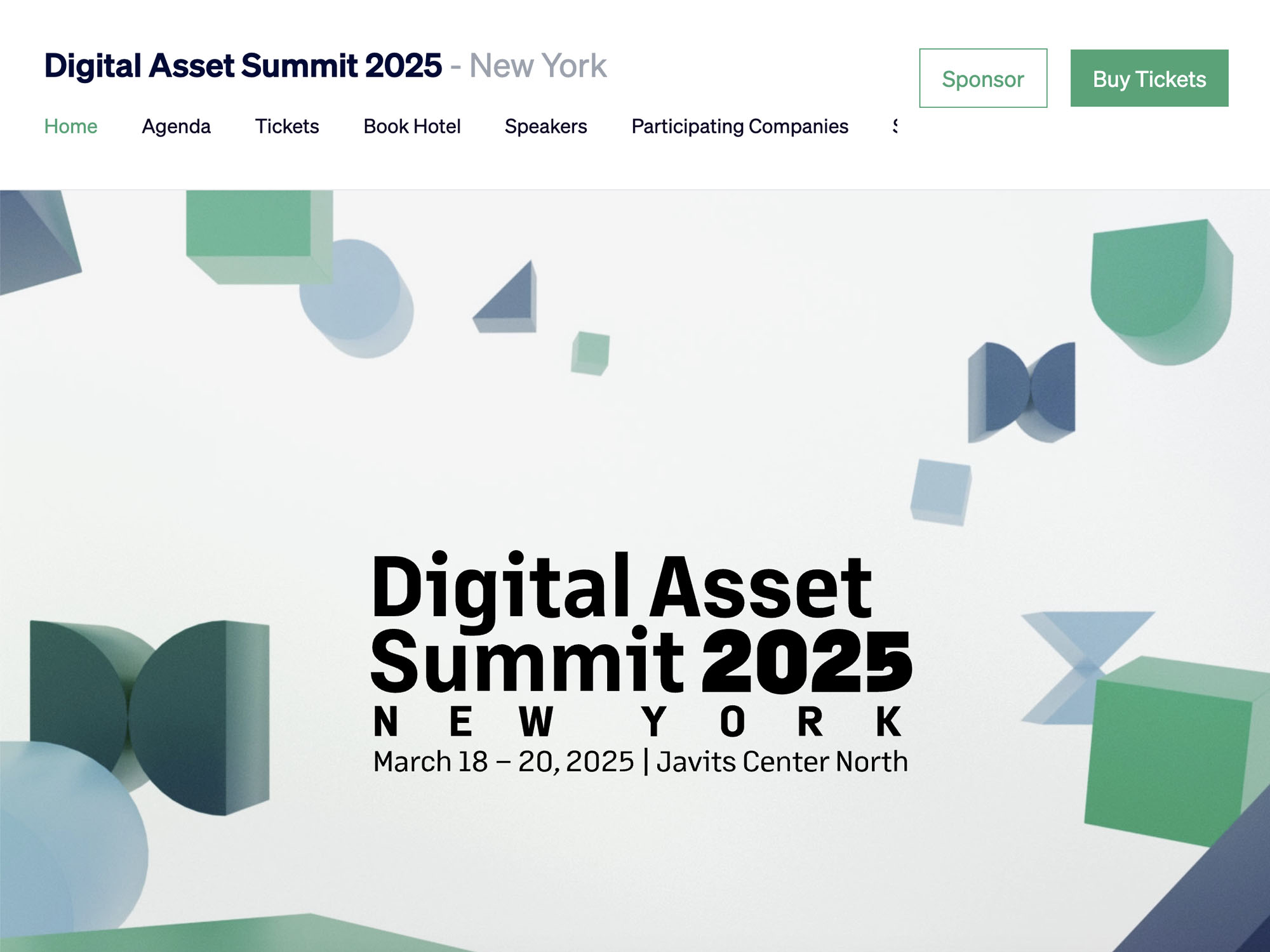 Digital Asset Summit 2025 screenshot