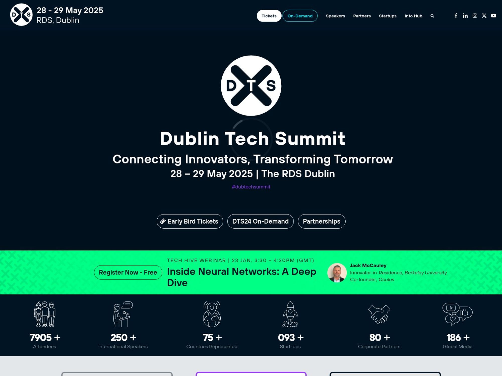 Dublin Tech Summit 2025 screenshot