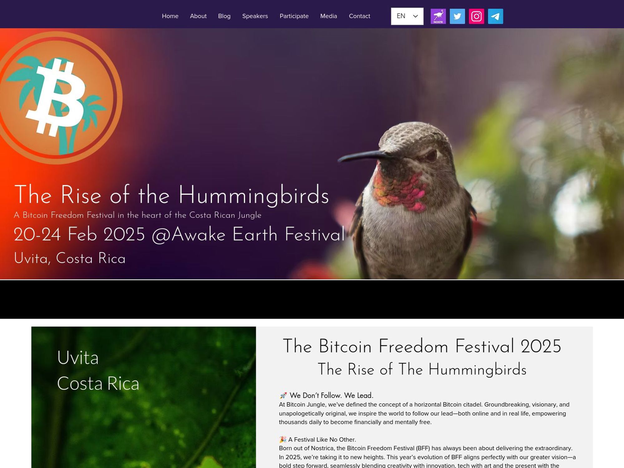 Bitcoin Freedom Festival 2025 - BFF2025 screenshot