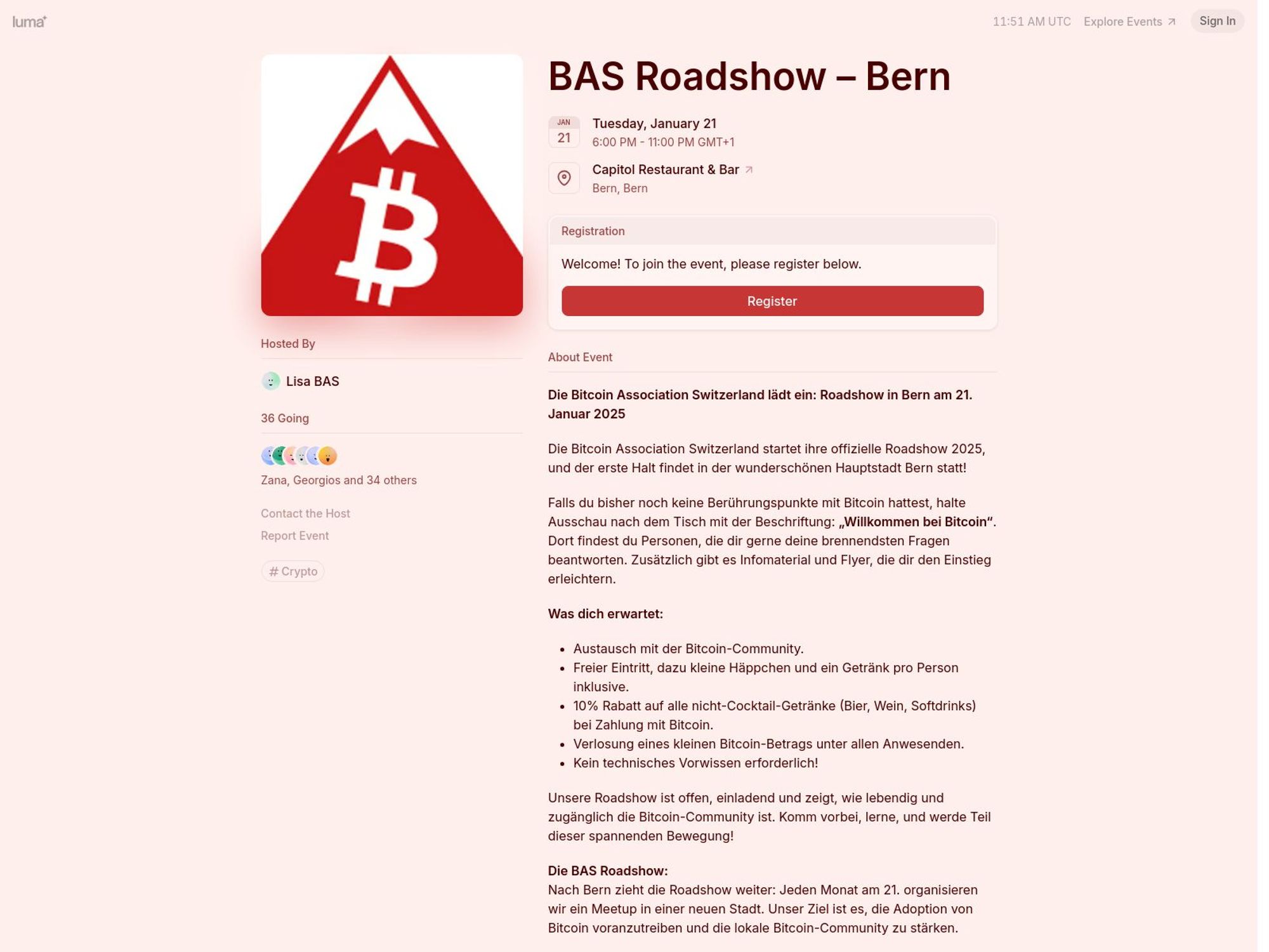 BAS Roadshow – Bern screenshot