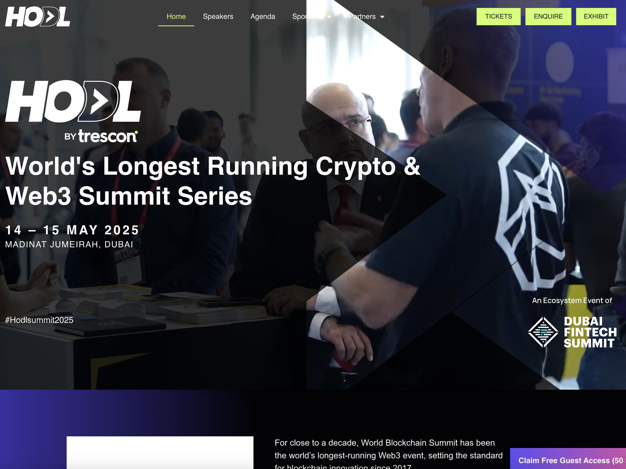 HODL Summit 2025 screenshot