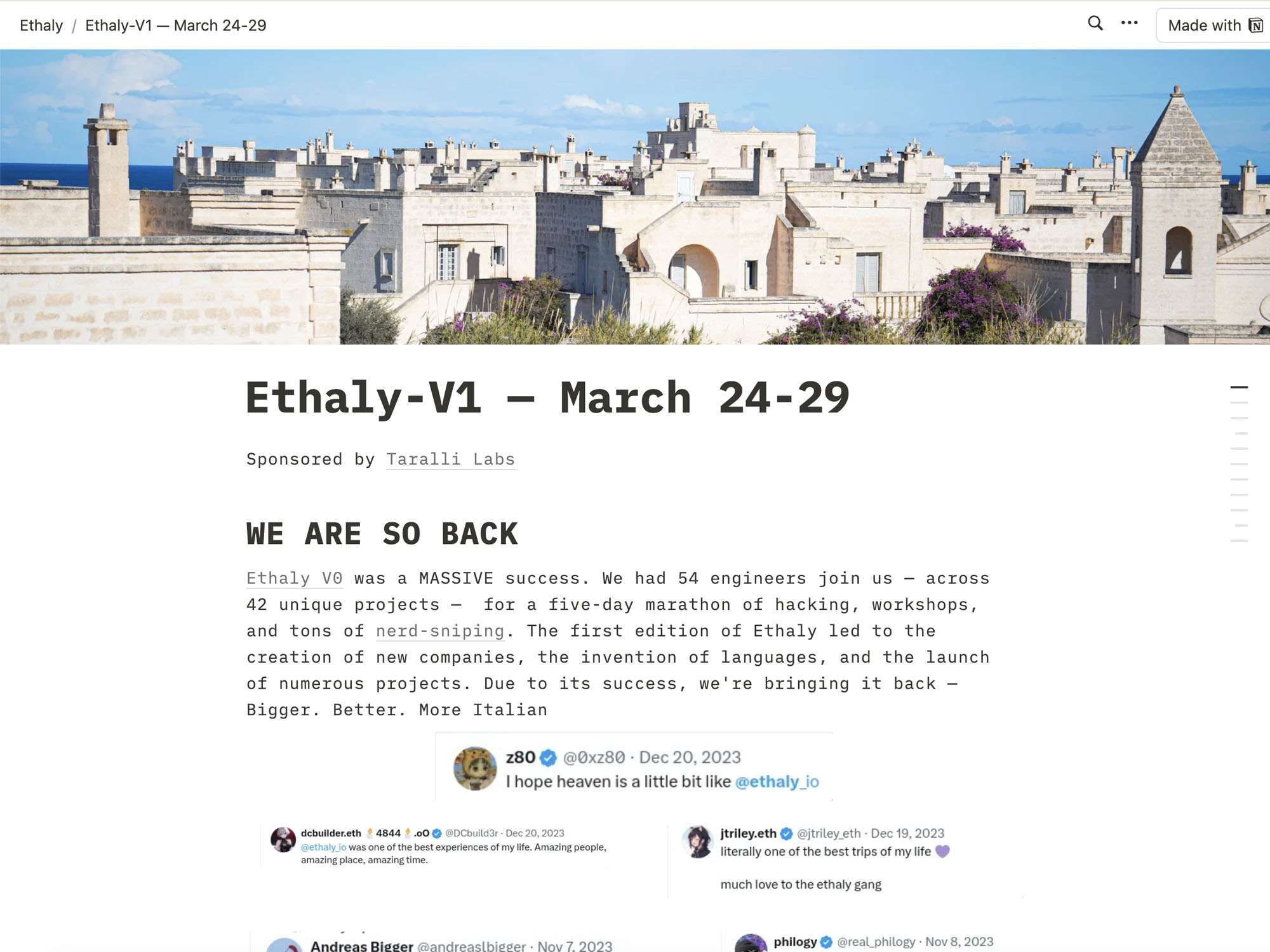 Ethaly-V1 screenshot