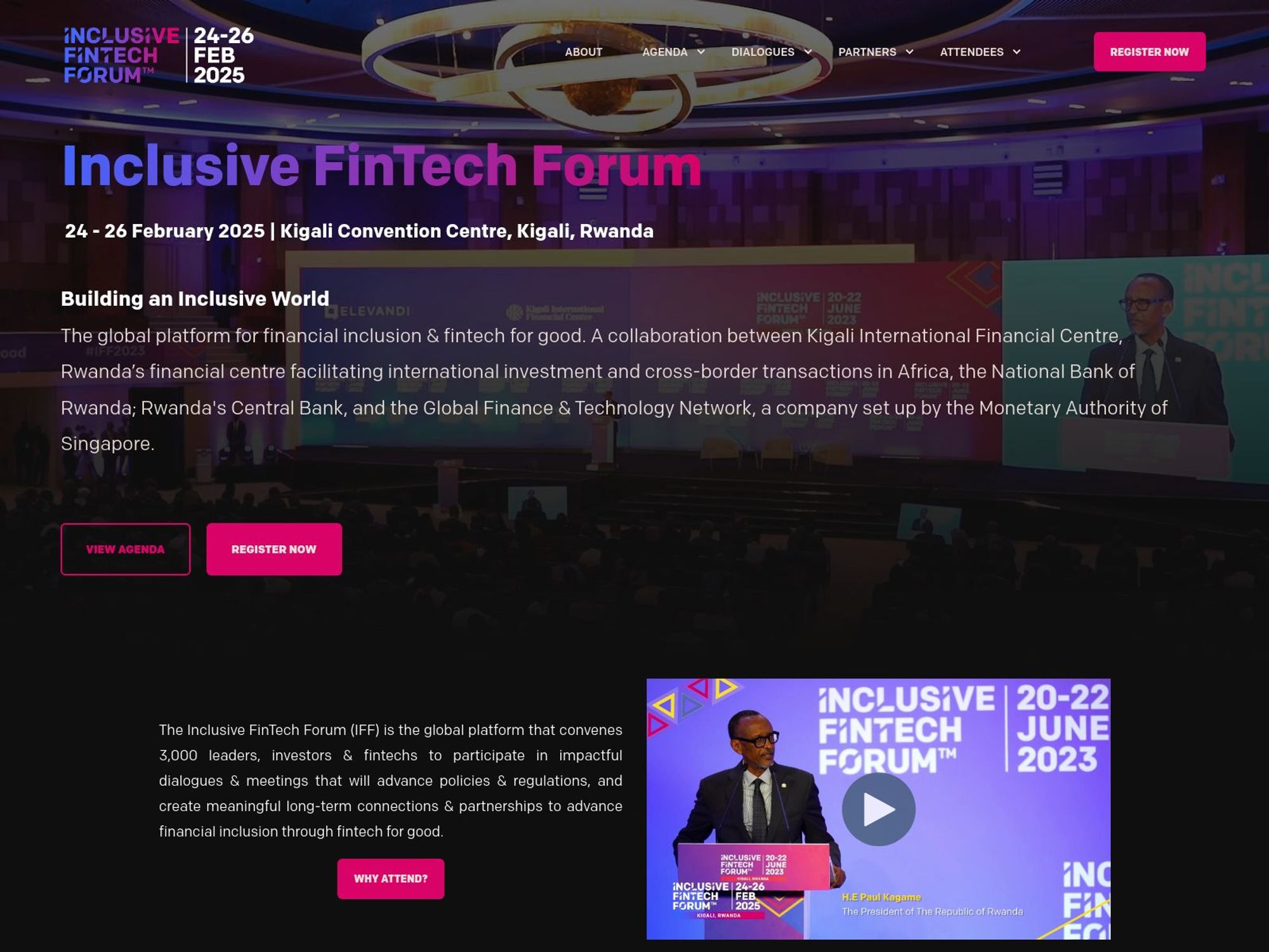Inclusive FinTech Forum 2025 screenshot