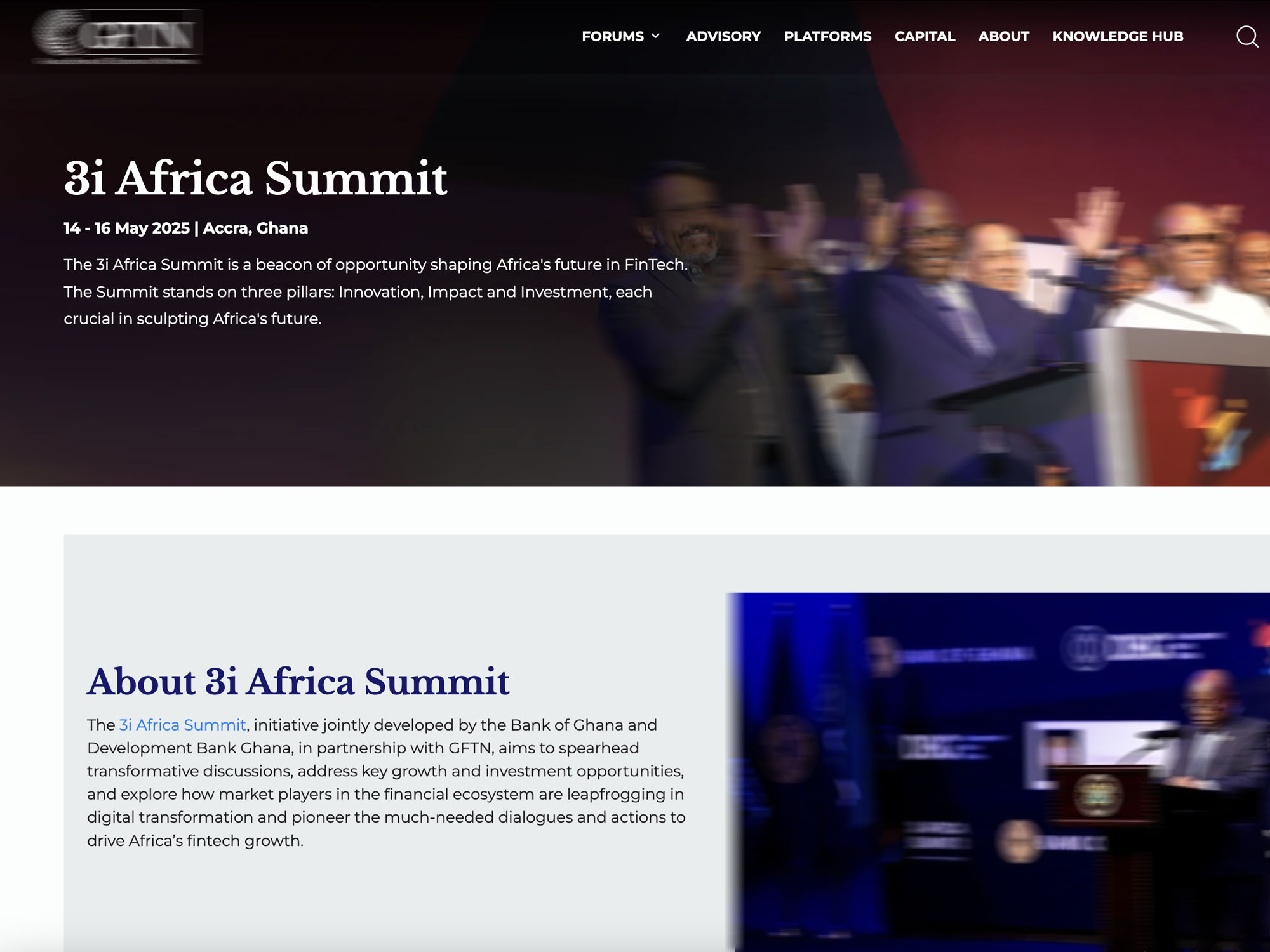 3i Africa Summit screenshot