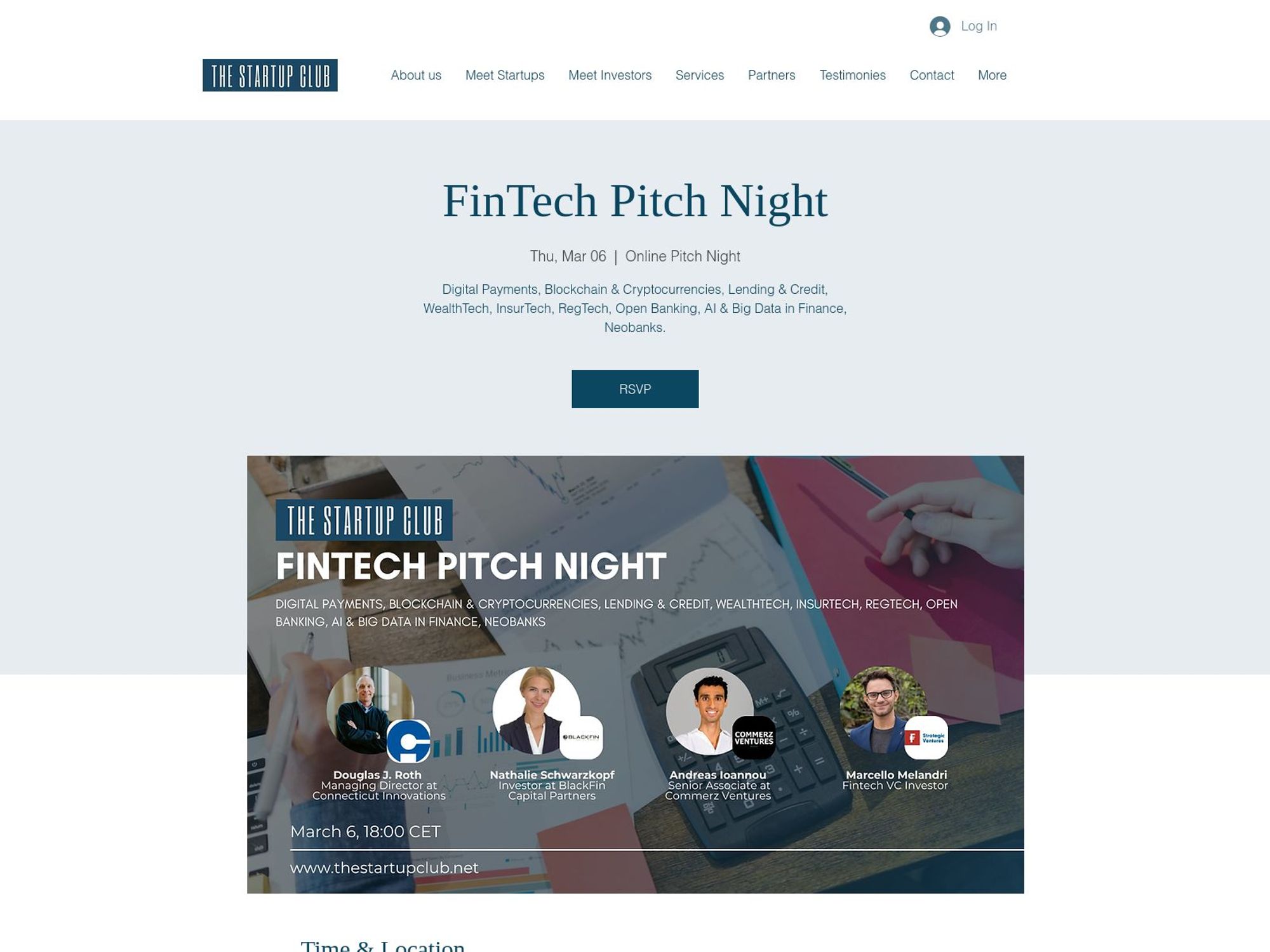 FinTech Pitch Night screenshot