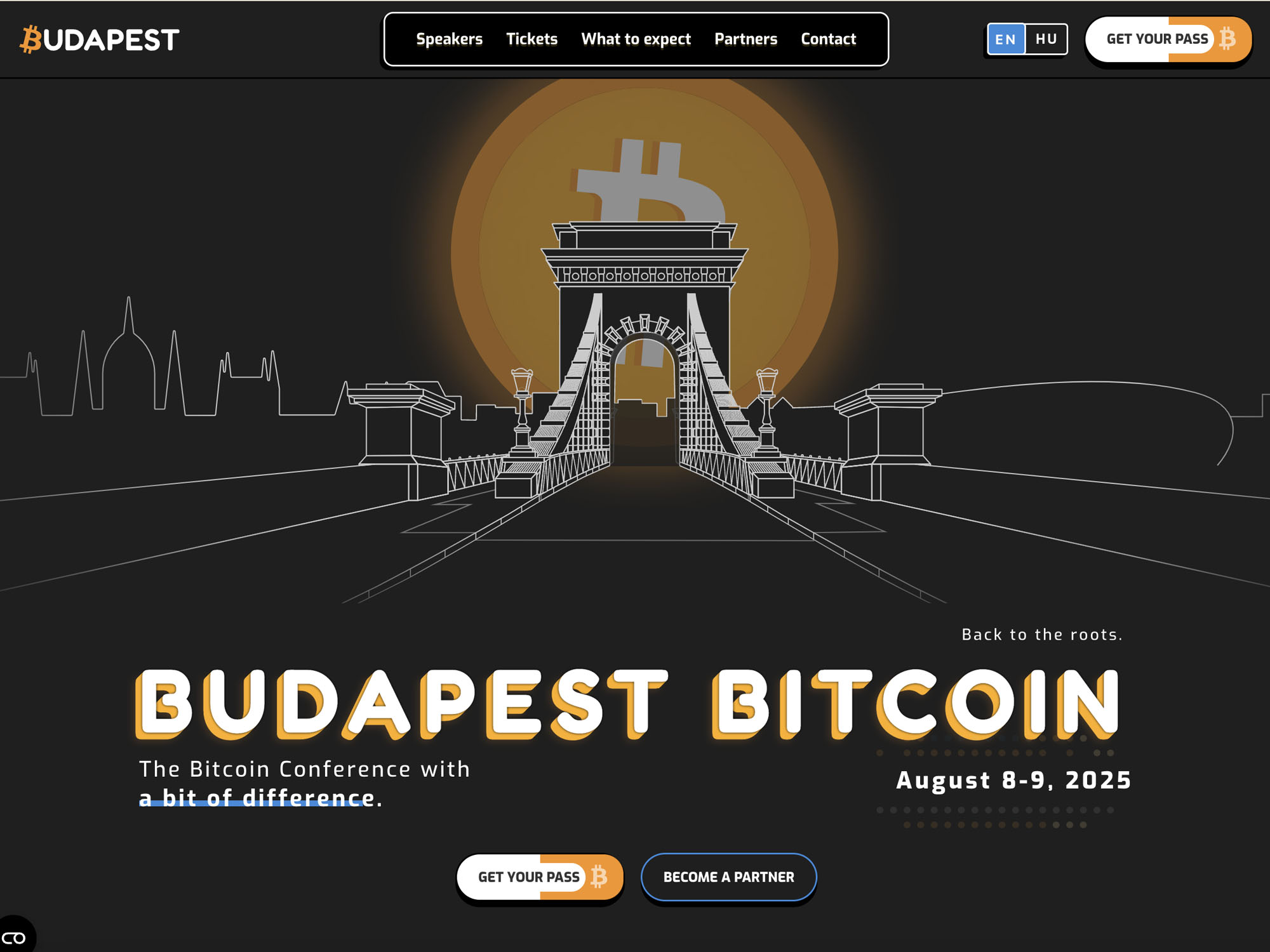 Budapest Bitcoin 2025 website