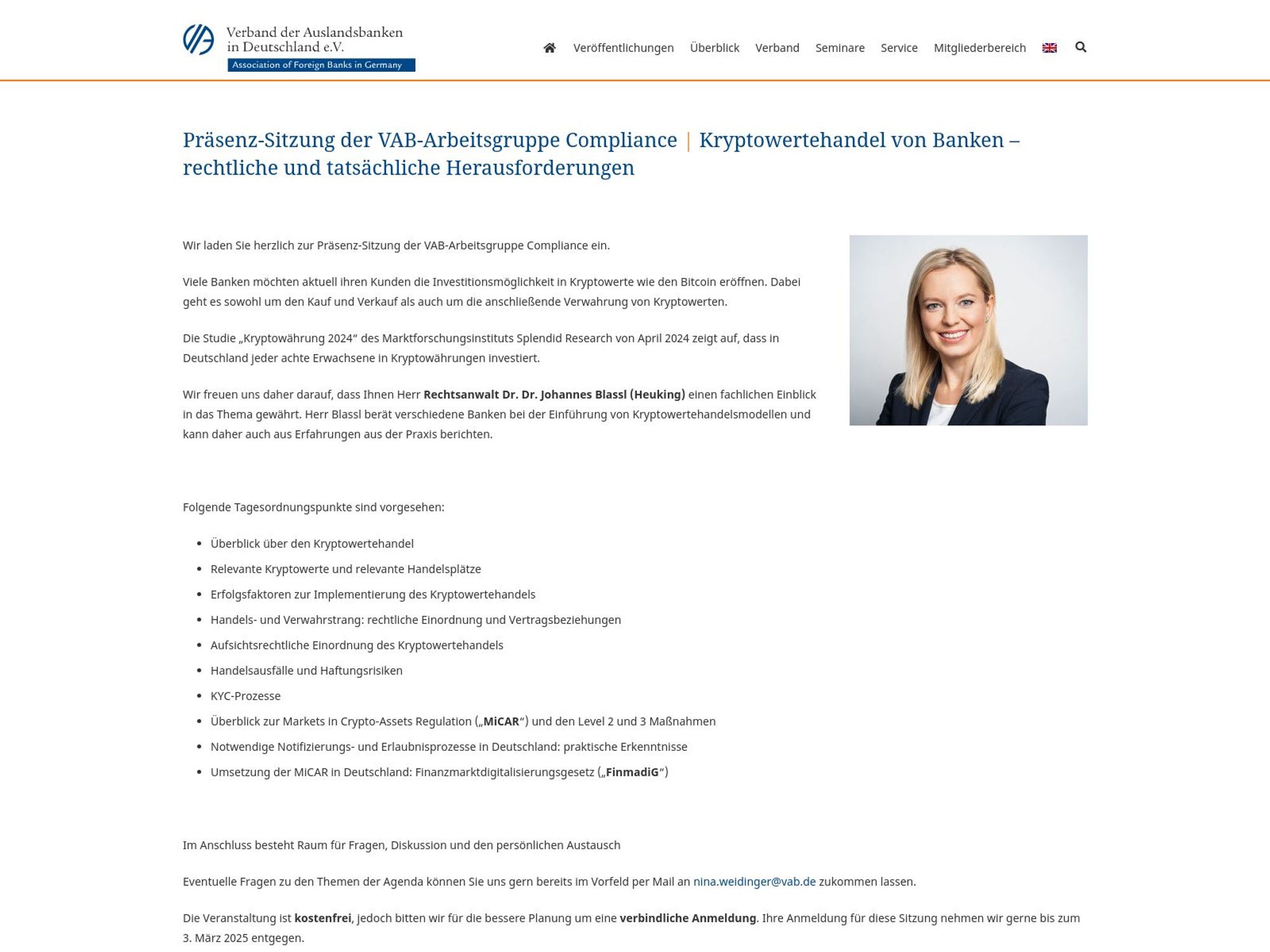 Kryptowertehandel von Banken – rechtliche und tatsächliche Herausforderungen screenshot