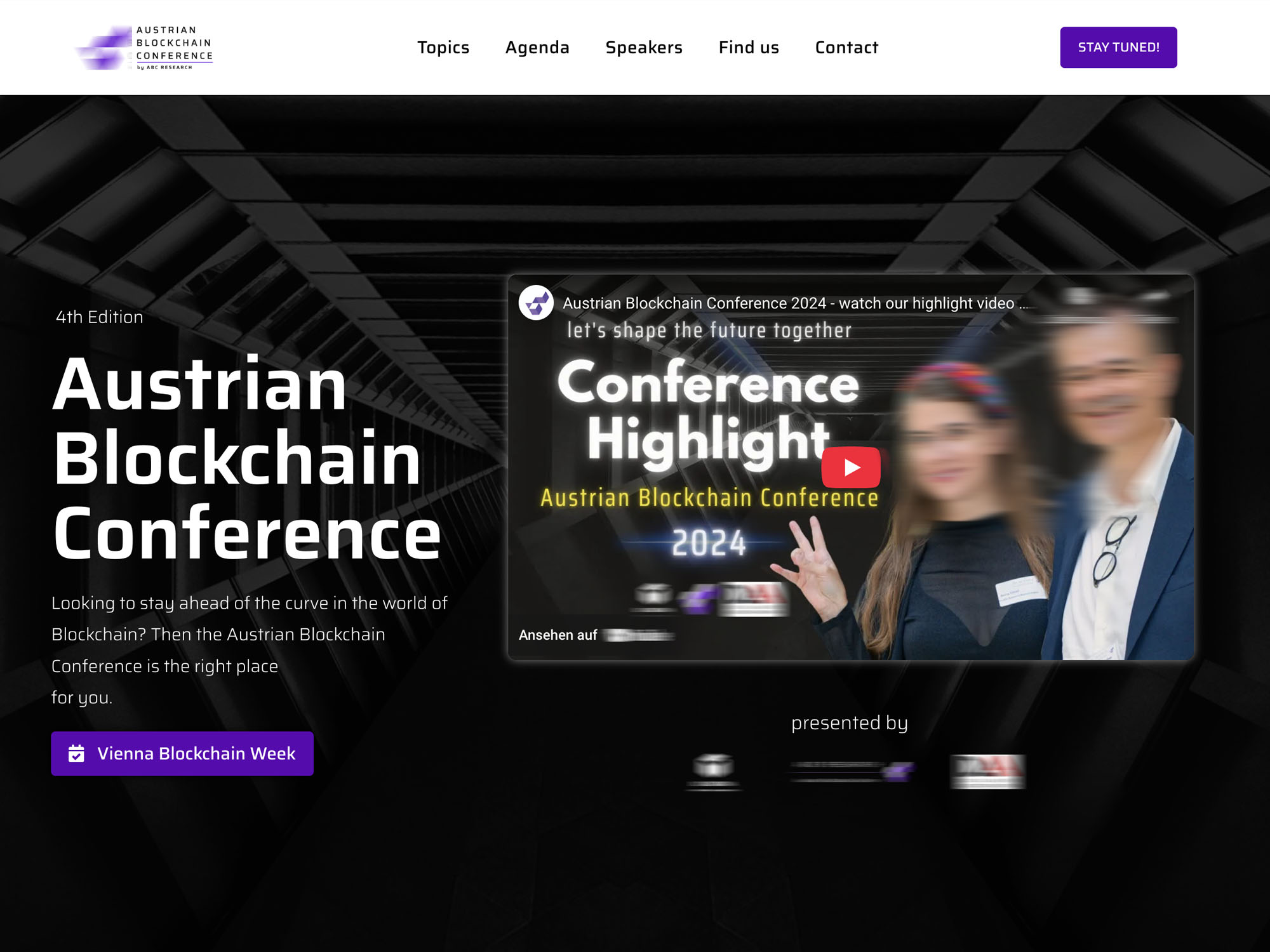 Austrian Blockchain Conference - ABC 2025 screenshot