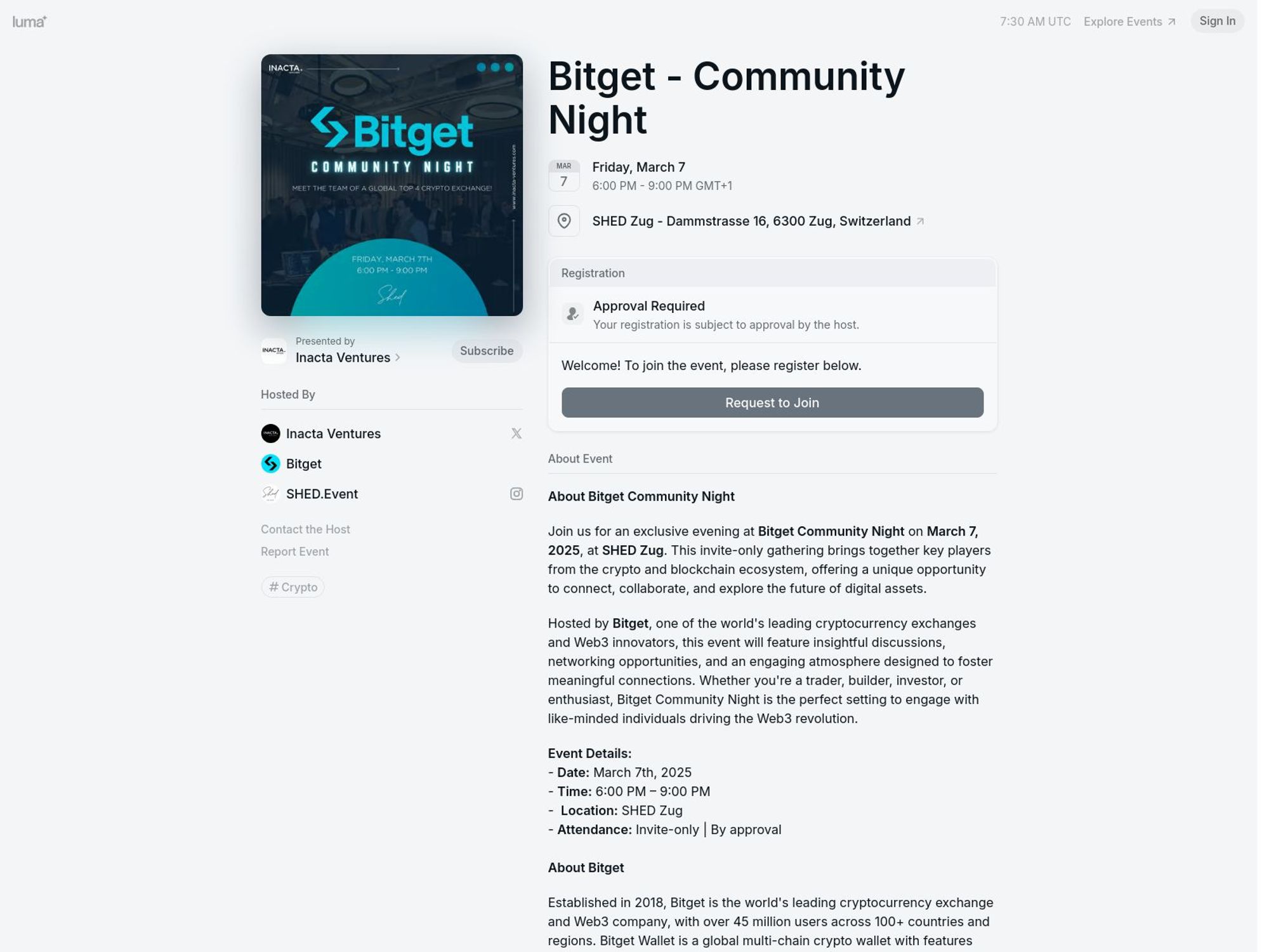 Bitget - Community Night screenshot