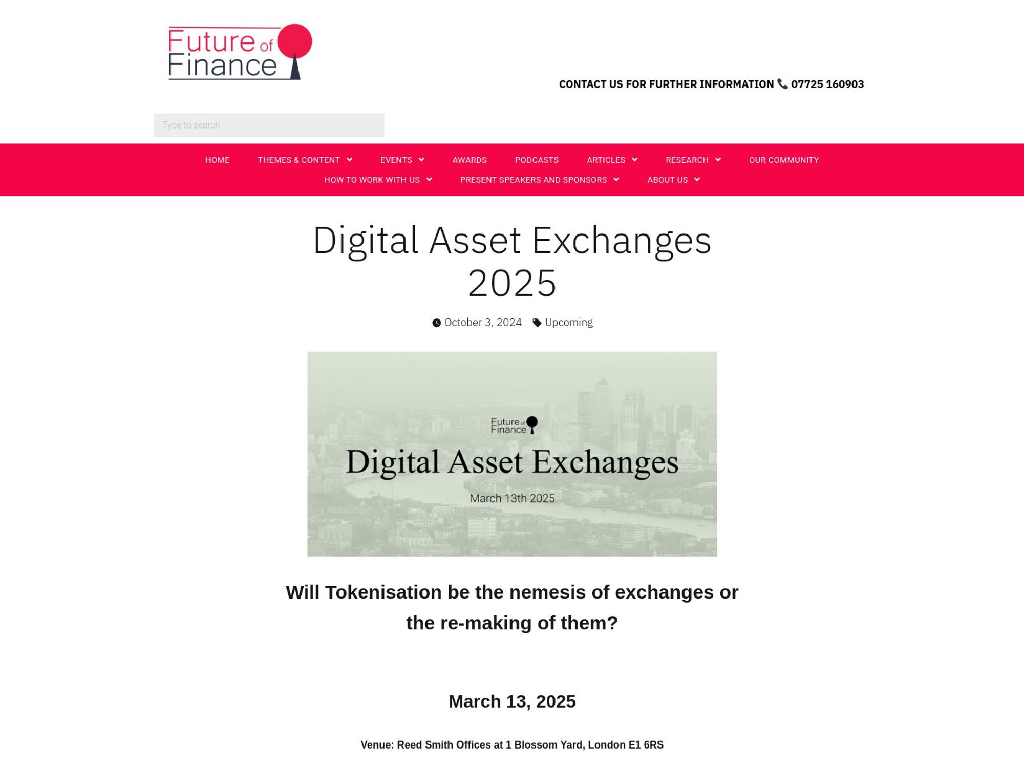 Digital Asset Exchanges 2025 screenshot