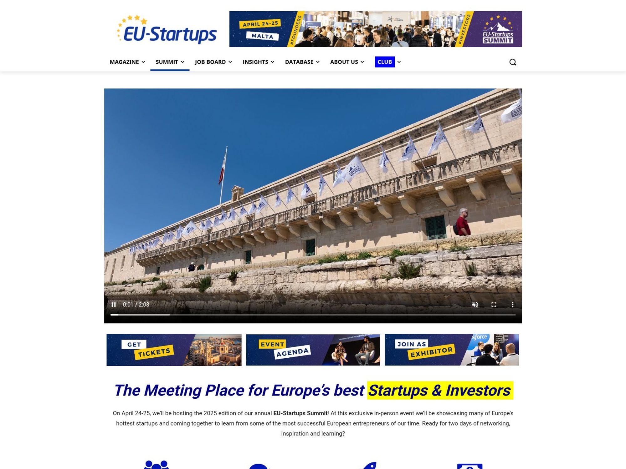 EU-Startups Summit 2025 screenshot