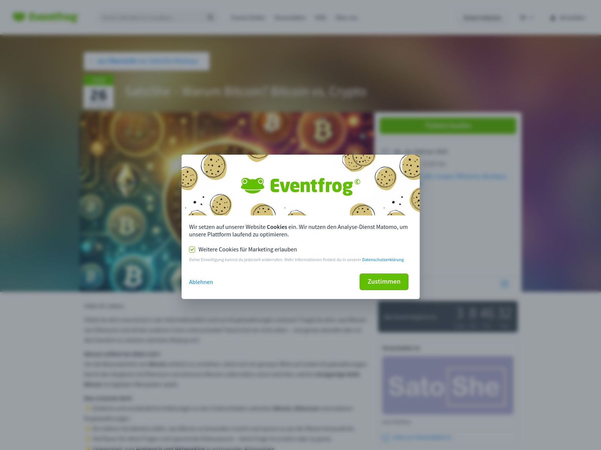 SatoShe – Warum Bitcoin? Bitcoin vs. Crypto screenshot
