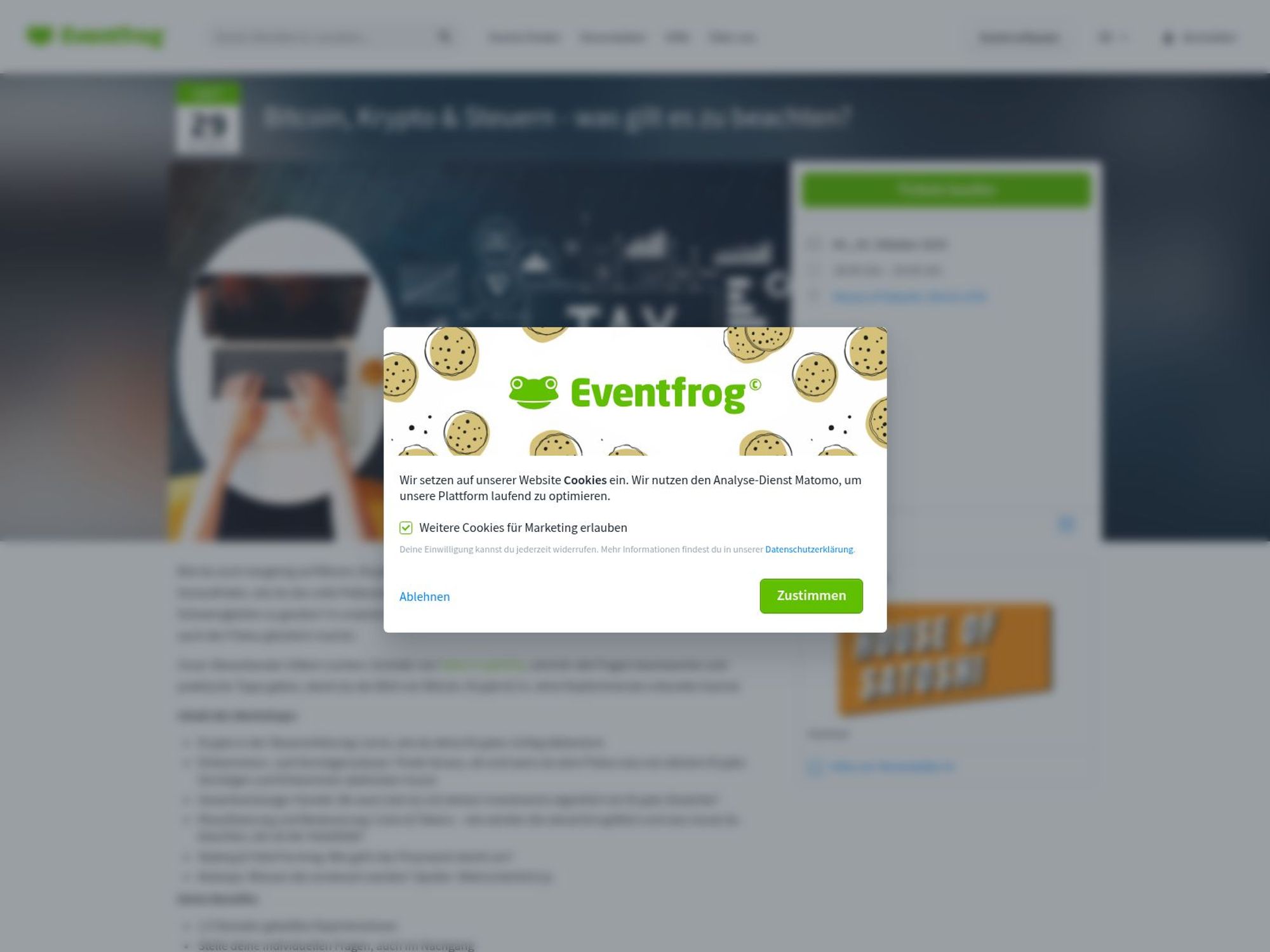 Bitcoin, Krypto & Steuern - was gilt es zu beachten? screenshot