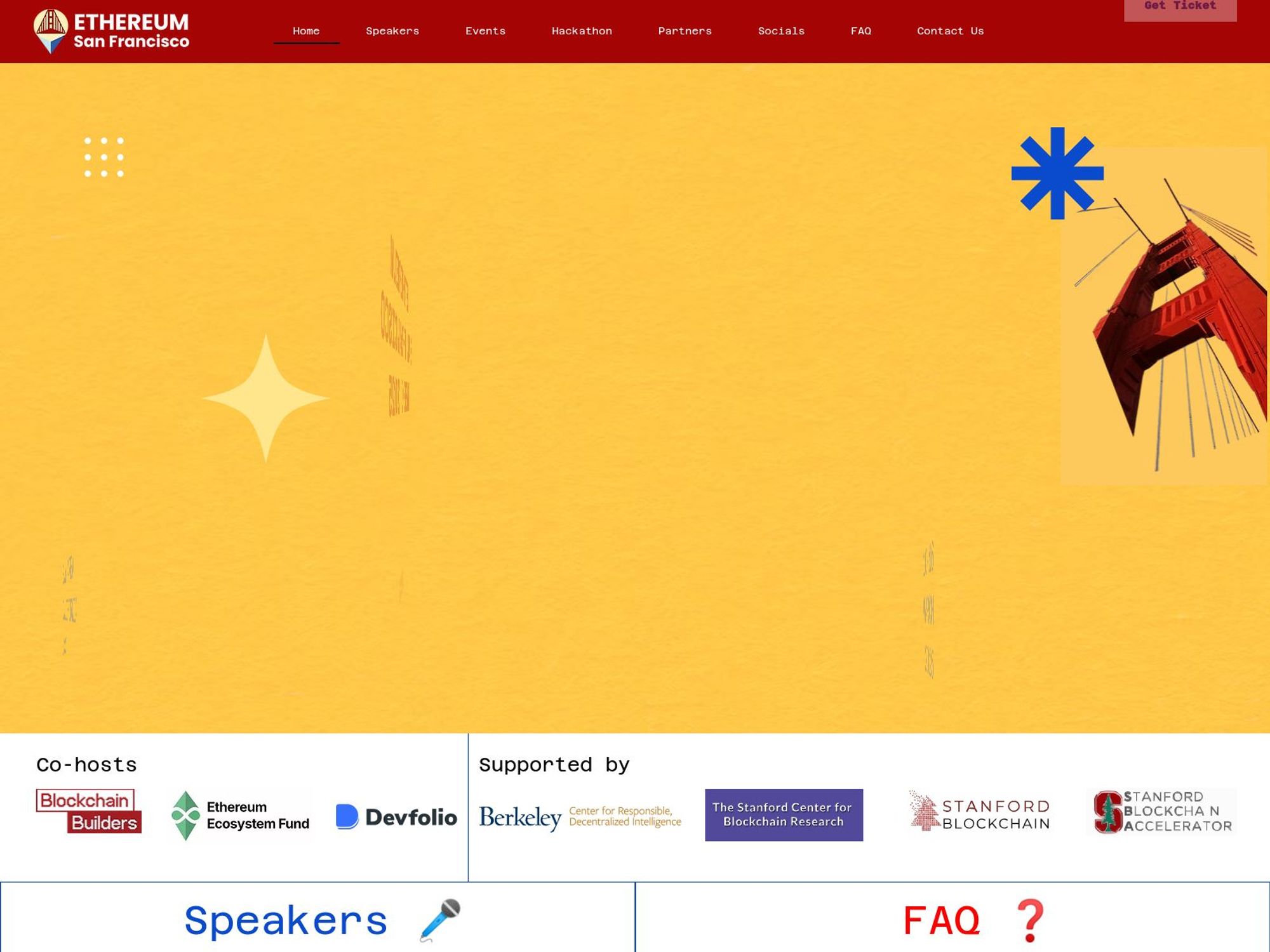 Ethereum San Francisco Week 2025 - ETHSF Hackathon 2025 screenshot