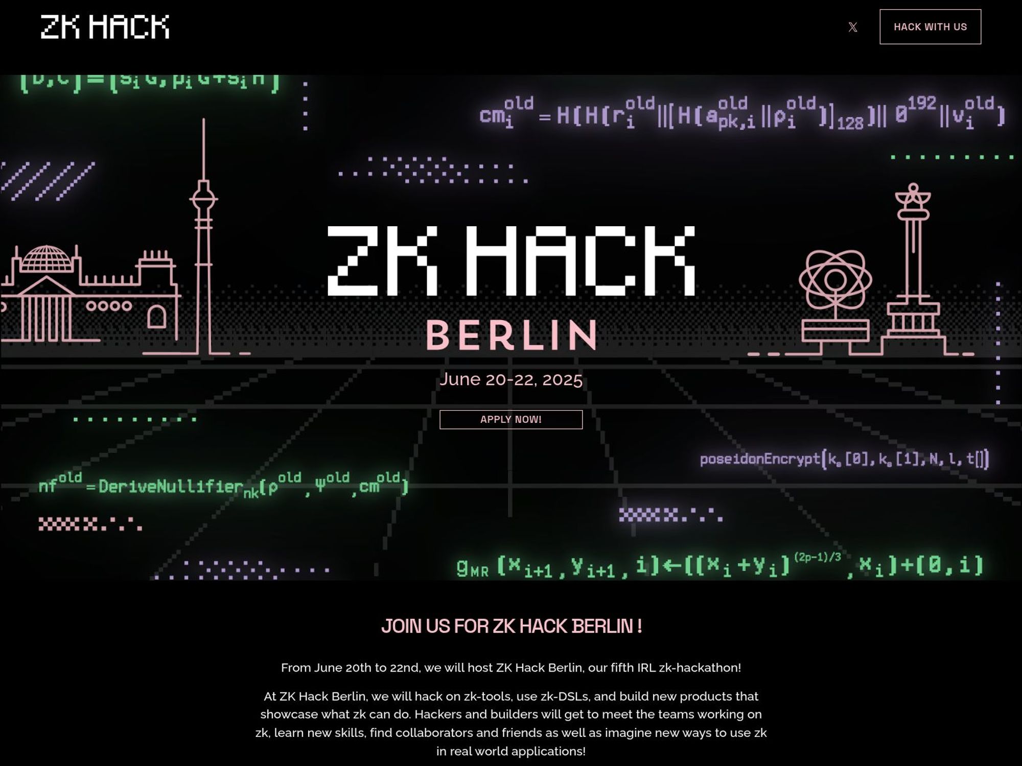 ZK Hack Berlin screenshot