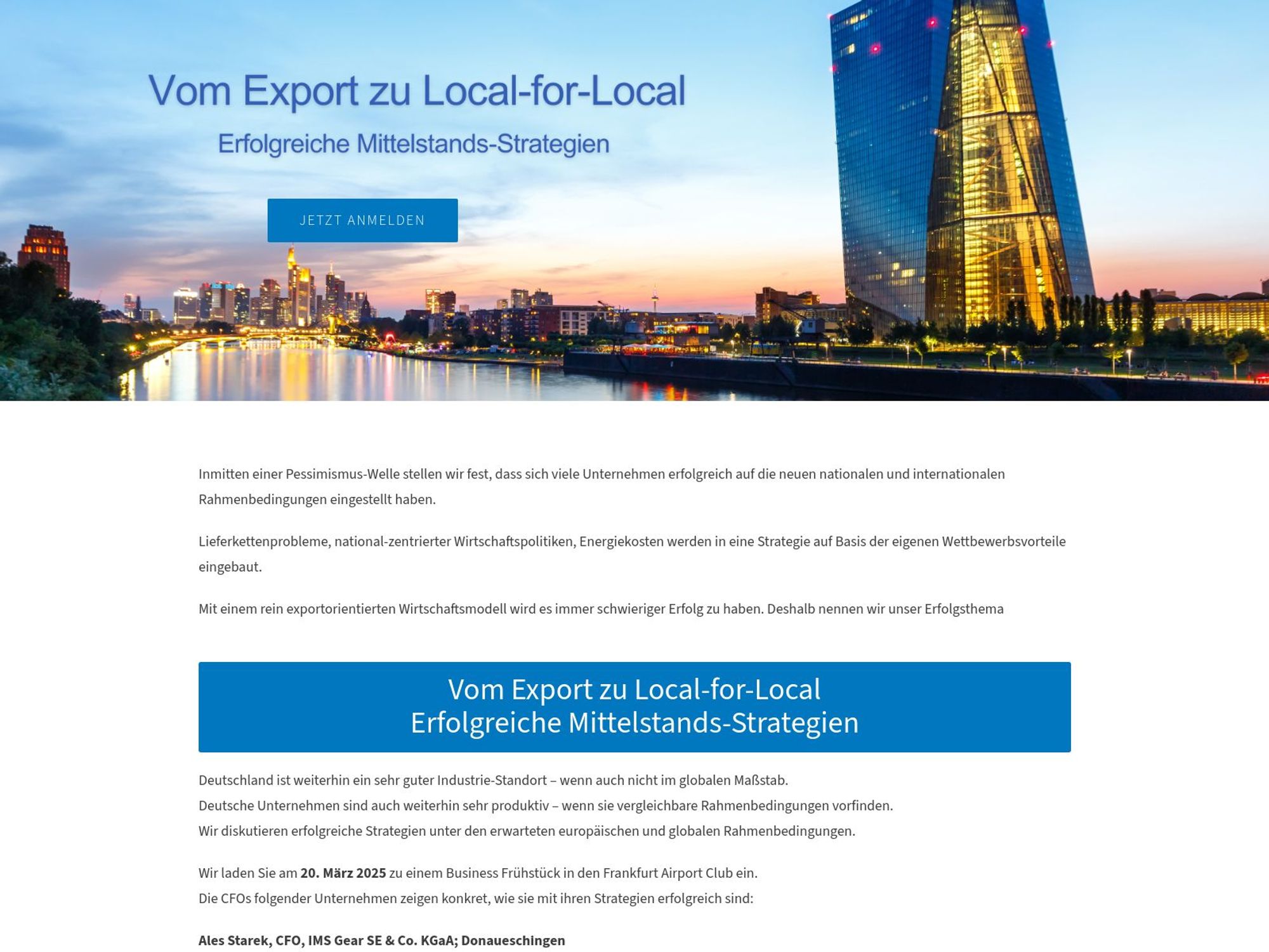 Frankfurter Finanzsymposium screenshot