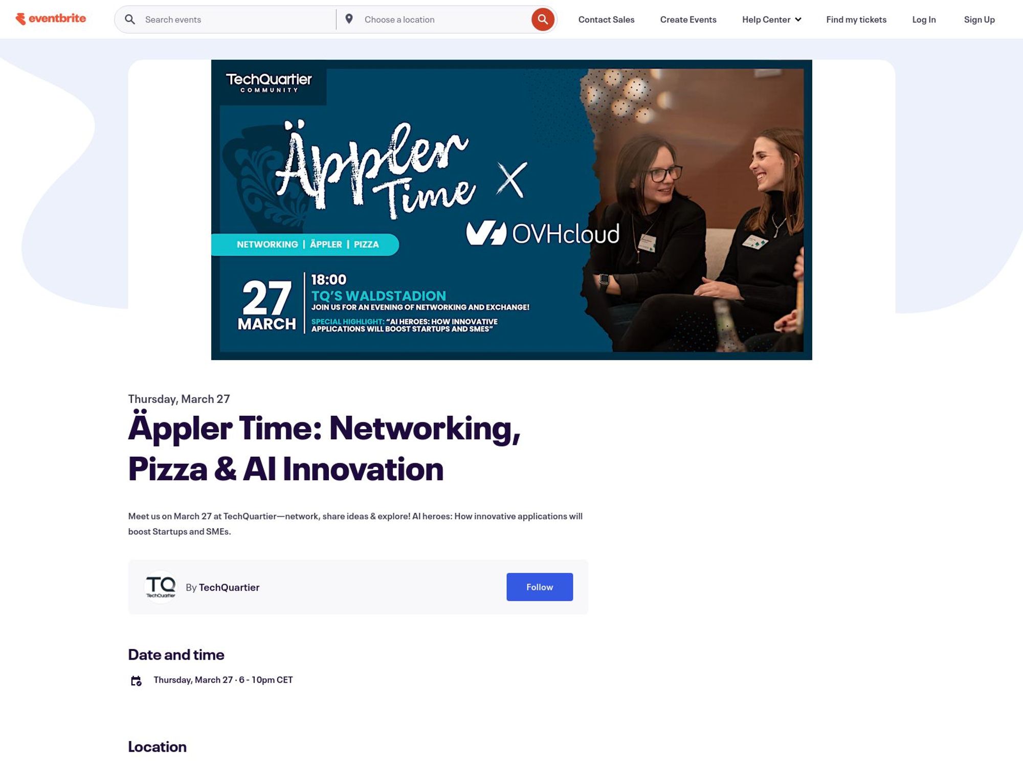 Äppler Time: Networking, Pizza & AI Innovation screenshot