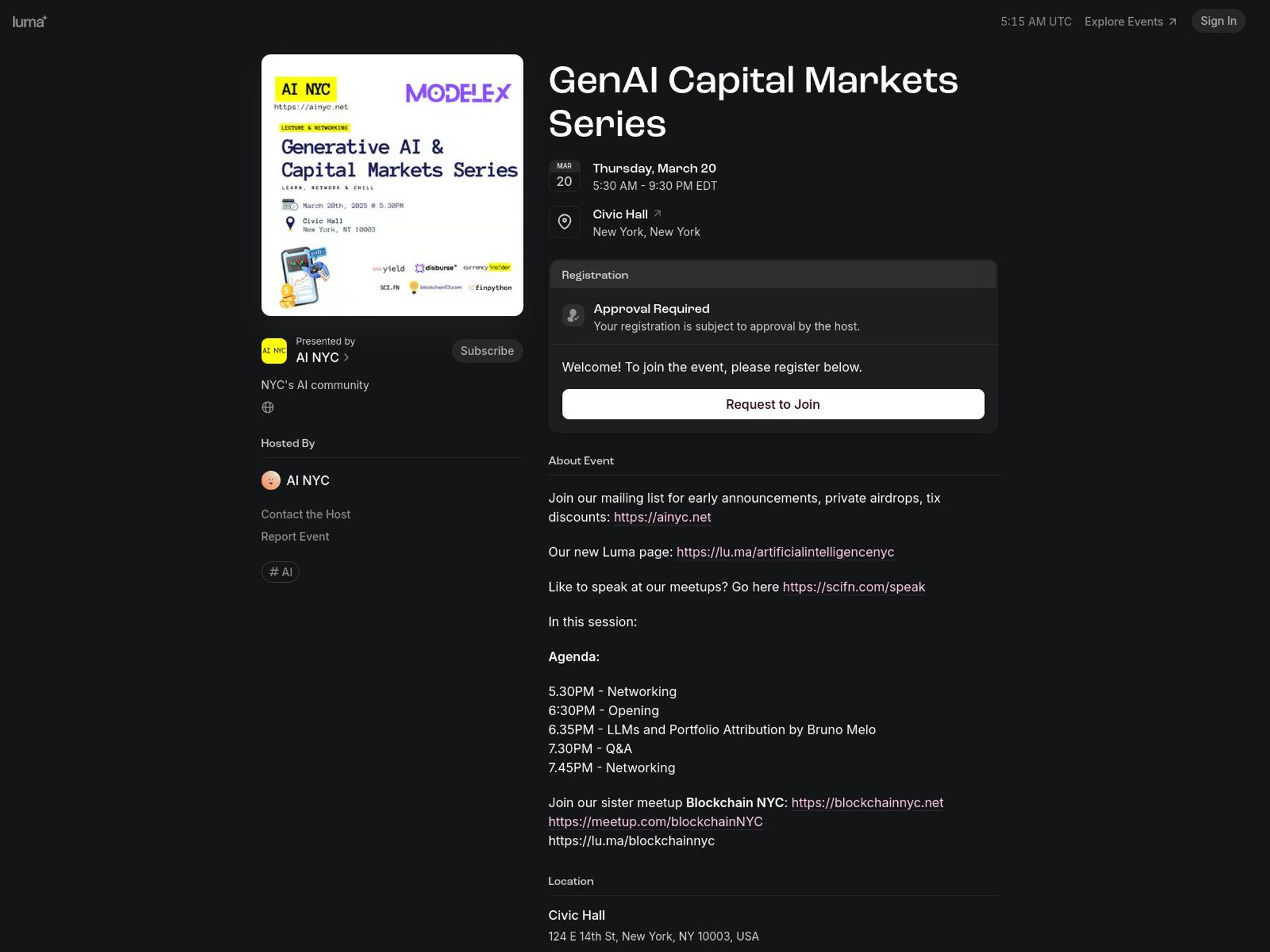 GenAI Capital Markets Series screenshot