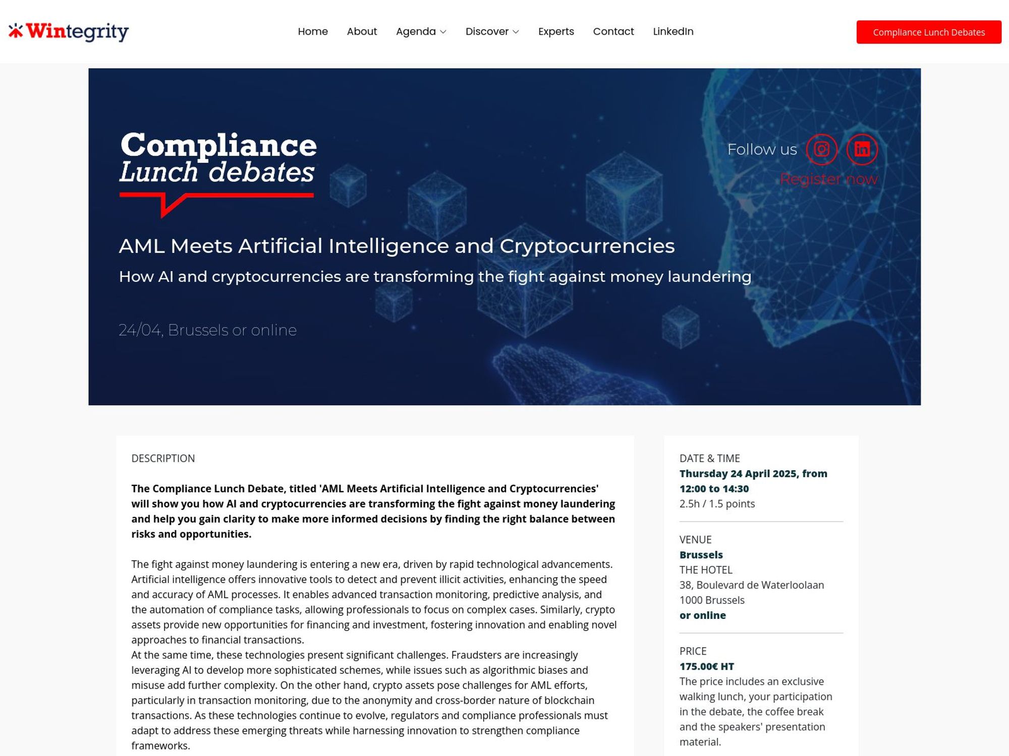 Compliance Lunch Debates screenshot