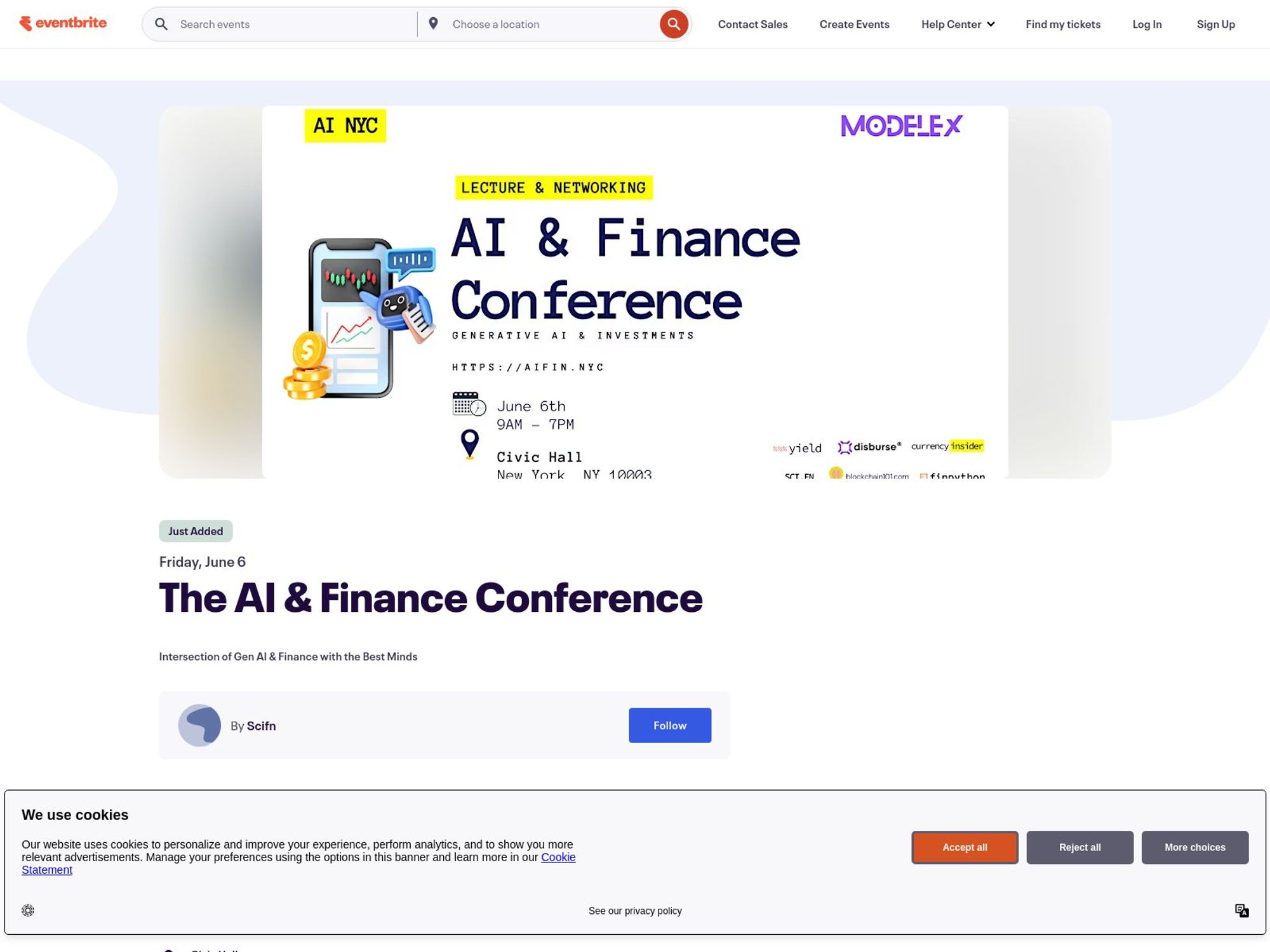 The AI & Finance Conference - Generative AI & Investments screenshot