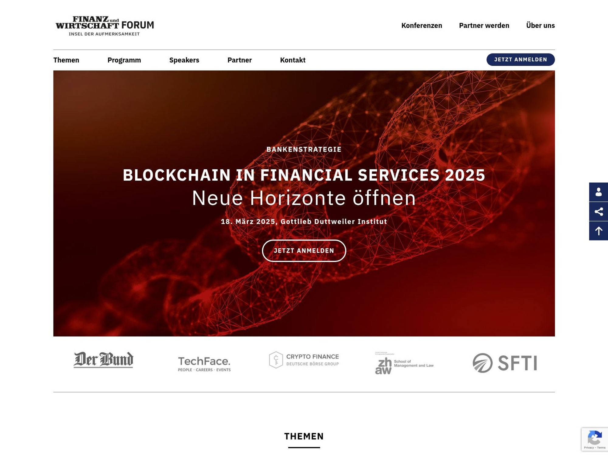 Blockchain in Financial Services 2025 screenshot