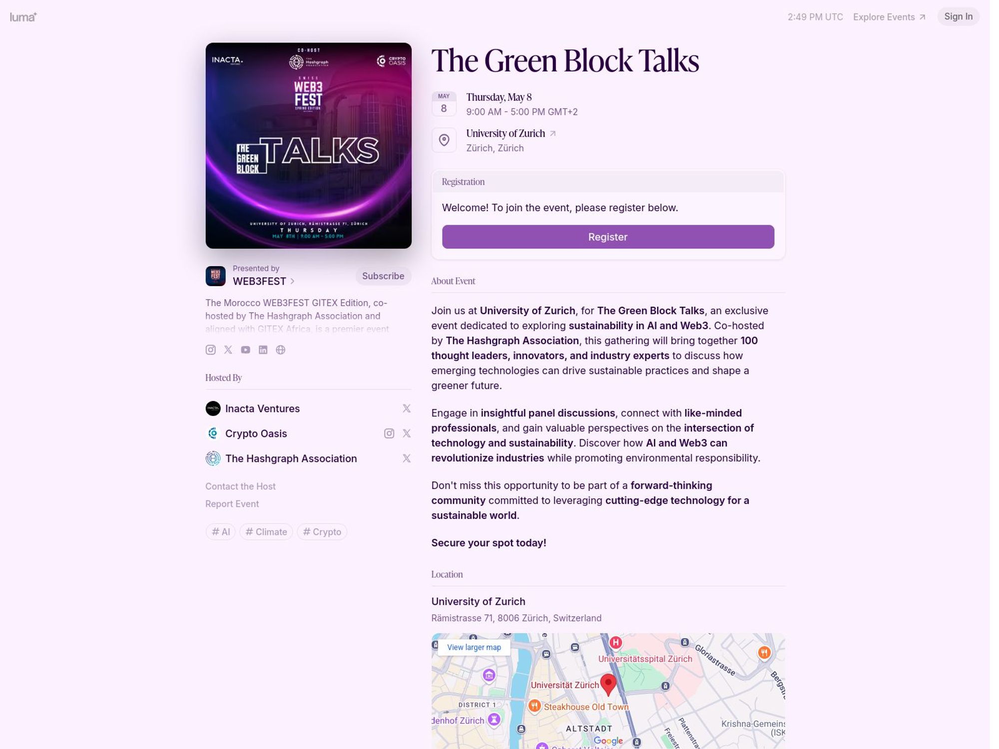 The Green Block Talks screenshot