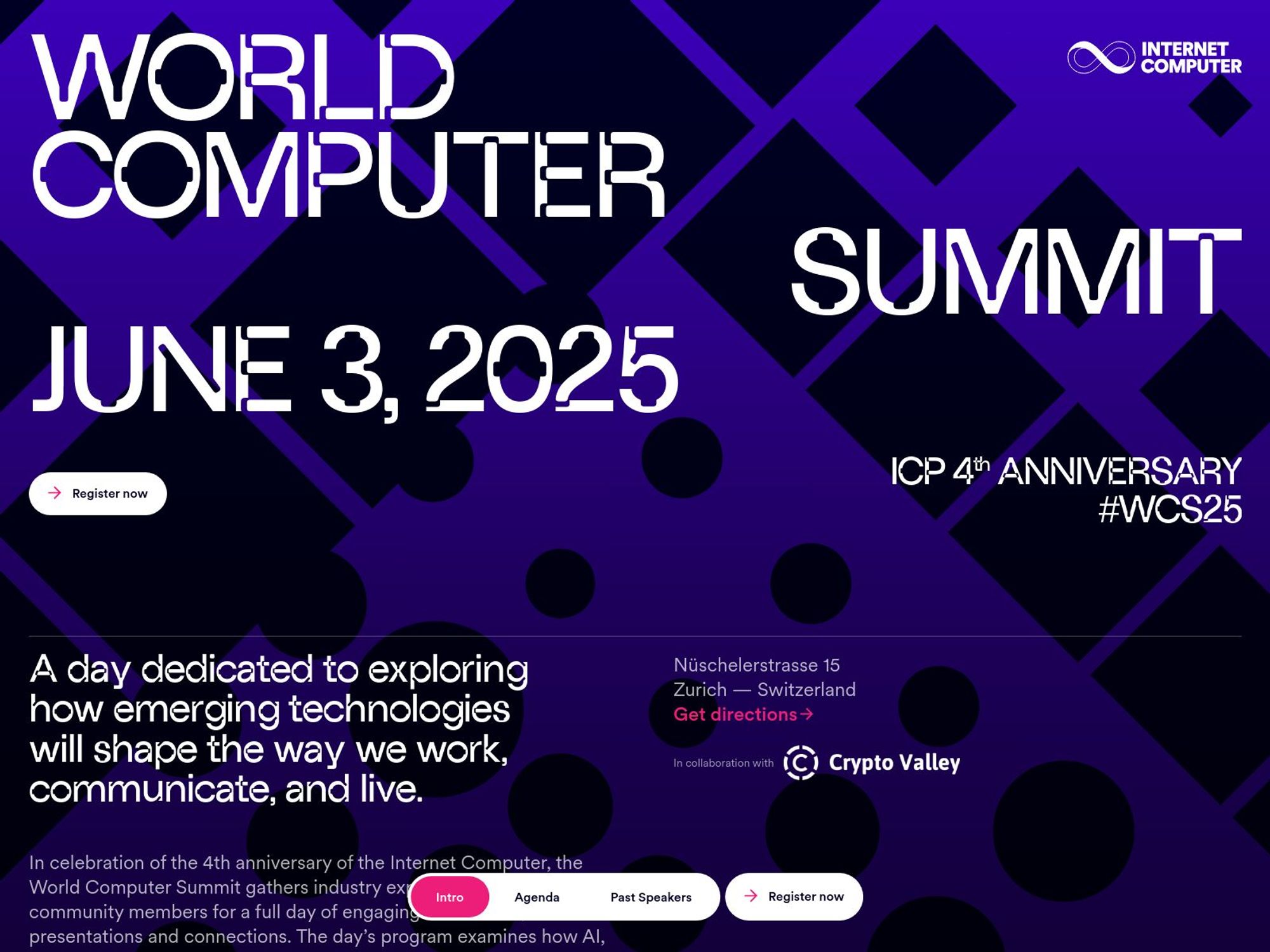 World Computer Summit 2025 screenshot