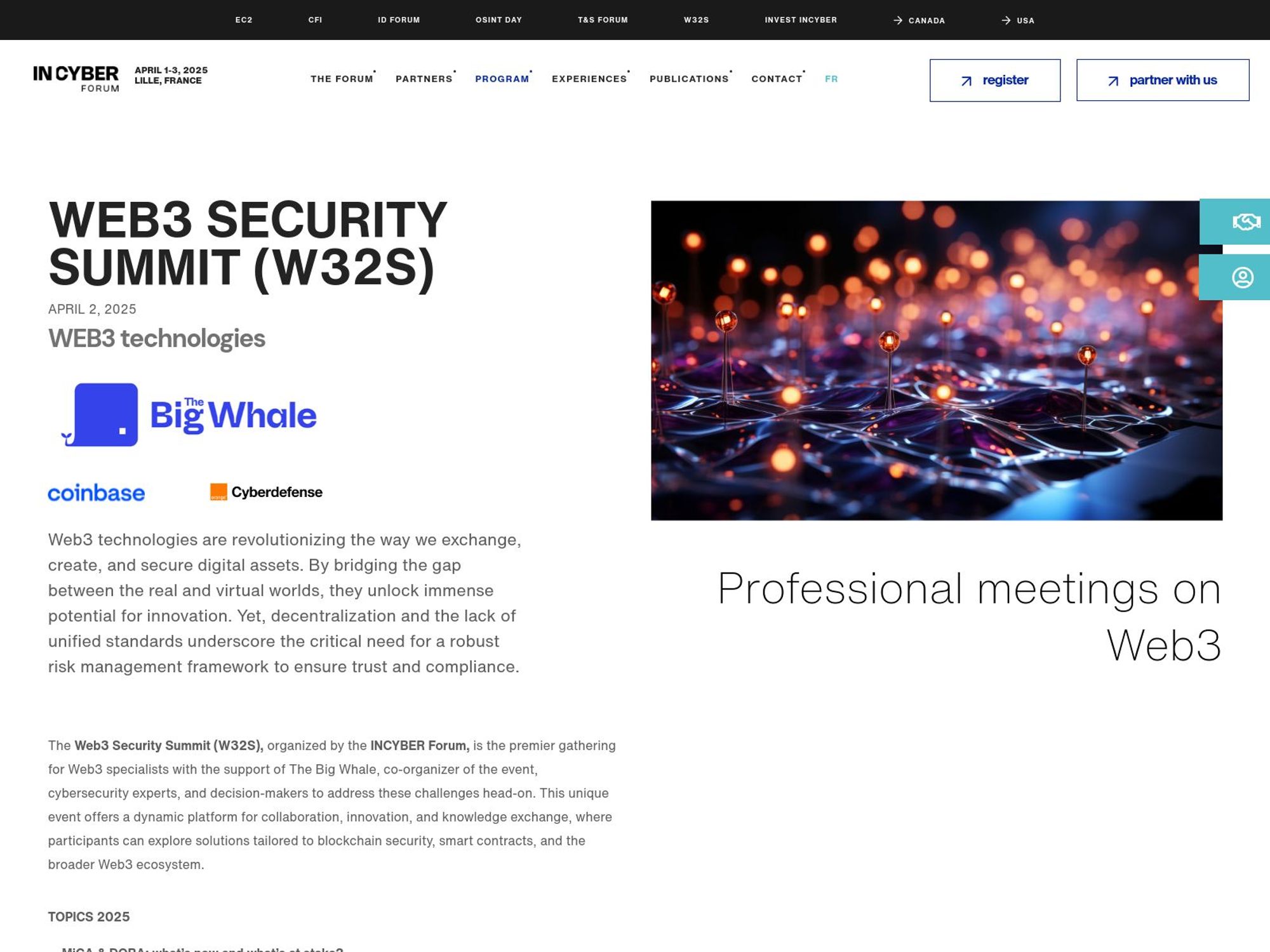 W32S - Web3 Security Summit 2025 screenshot
