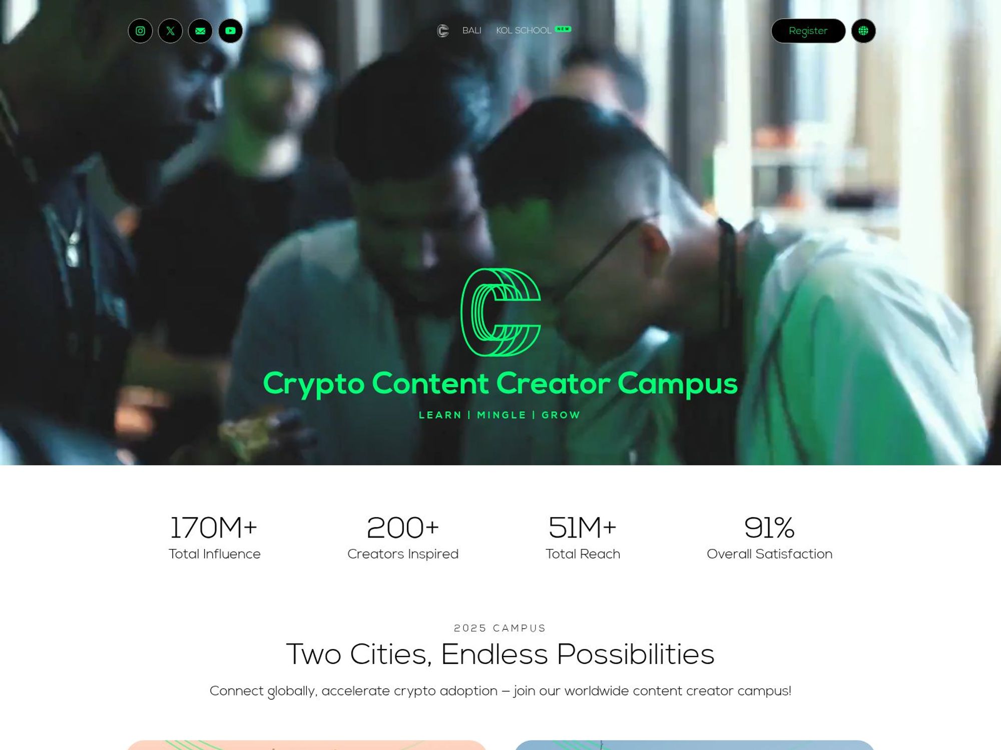 Crypto Content Creator Campus Lisbon 2025 screenshot