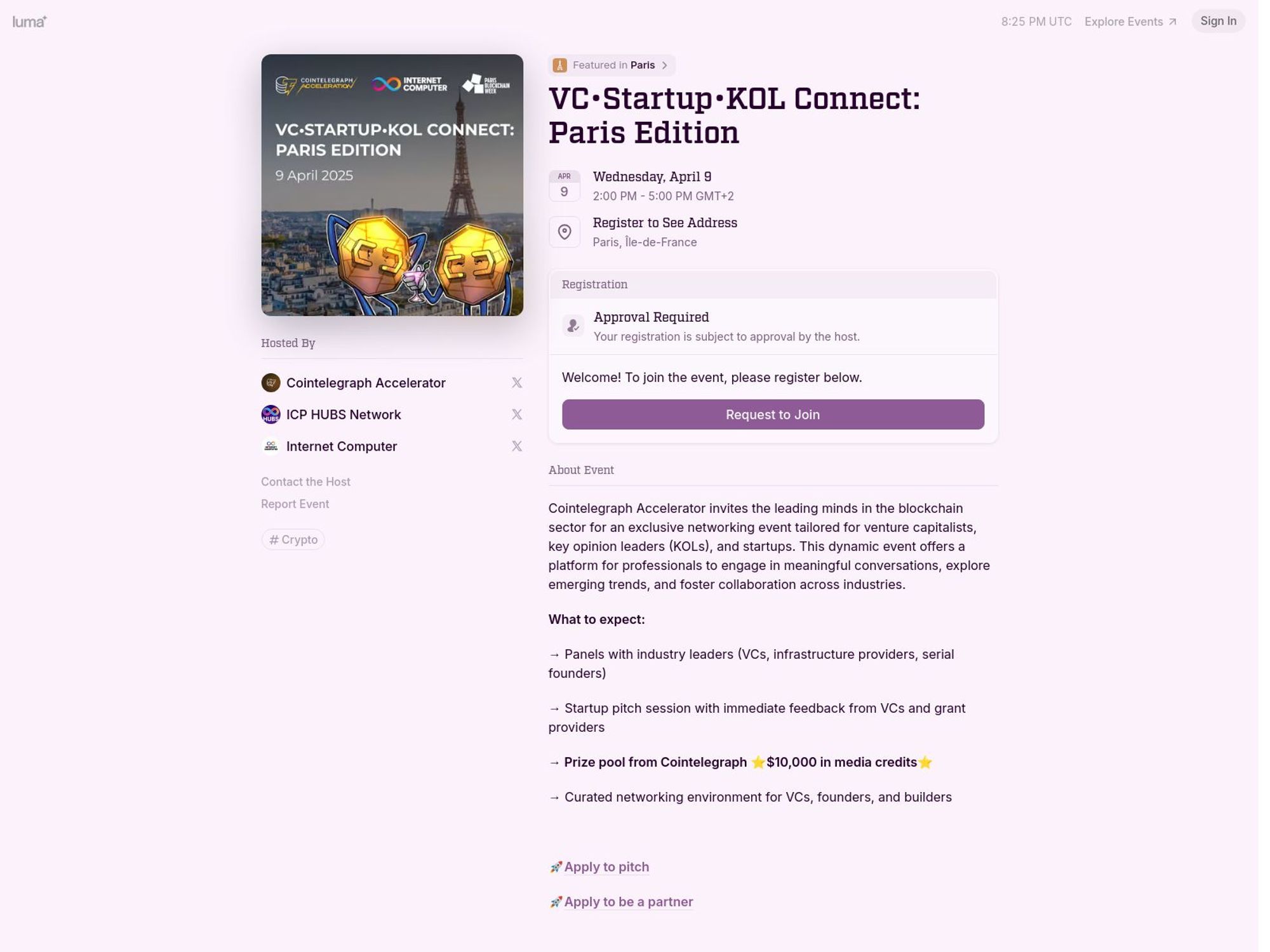 VC•Startup•KOL Connect: Paris Edition screenshot
