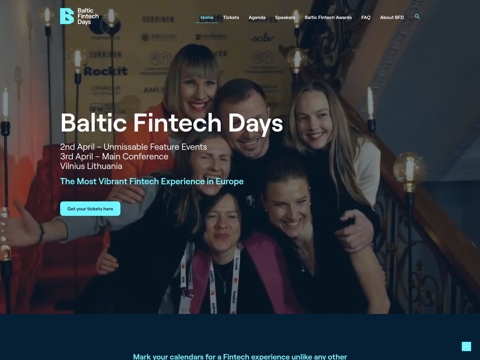 Baltic Fintech Days 2025 screenshot