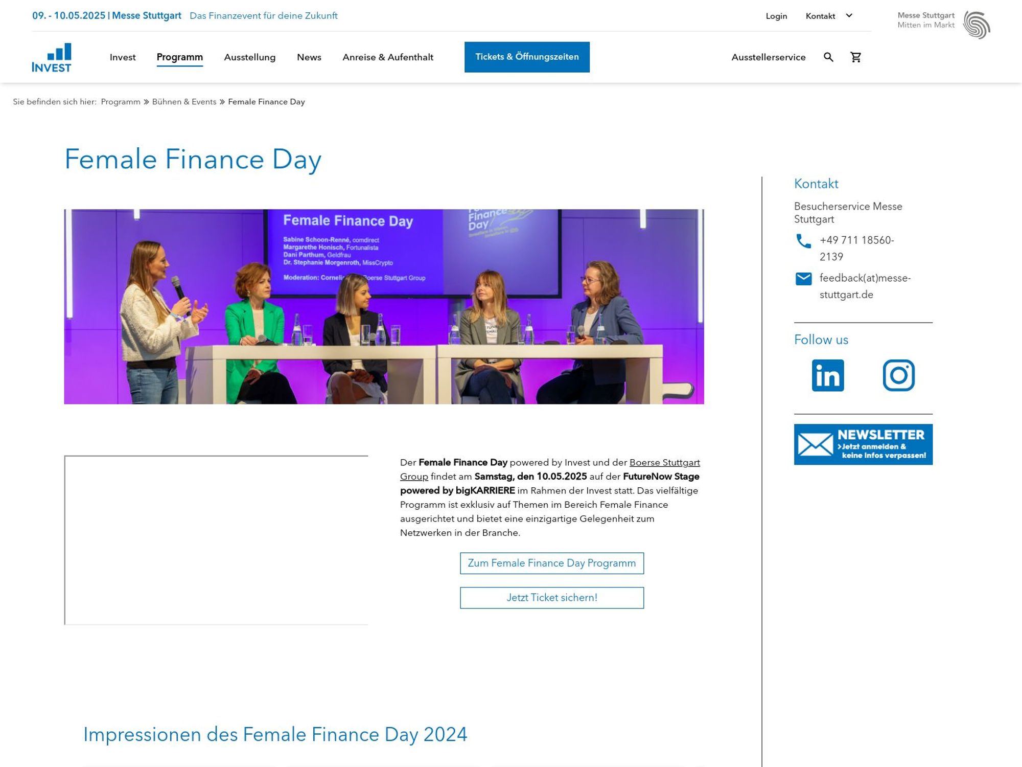 Female Finance Day screenshot