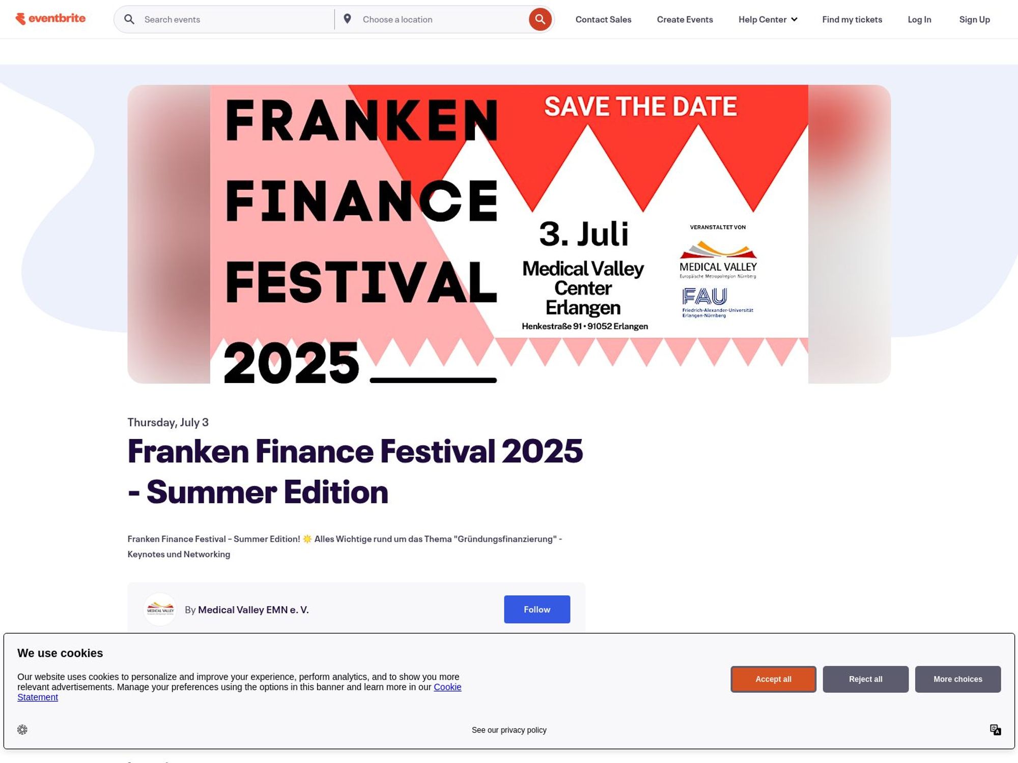 Franken Finance Festival 2025 screenshot