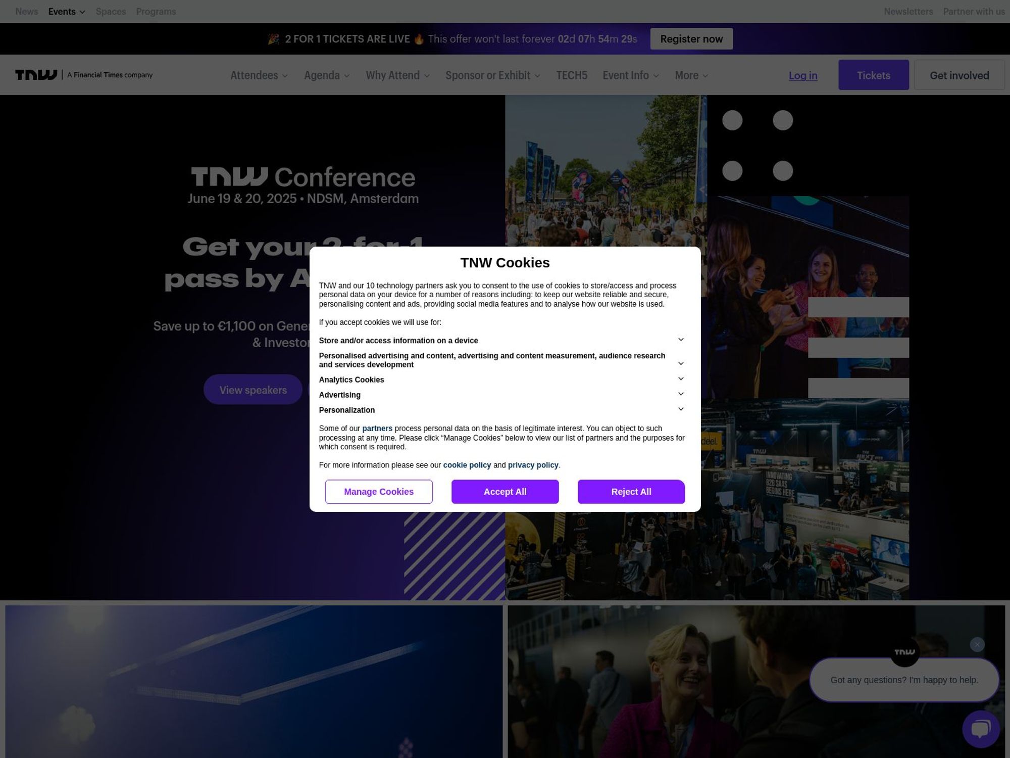 The Next Web Conference screenshot